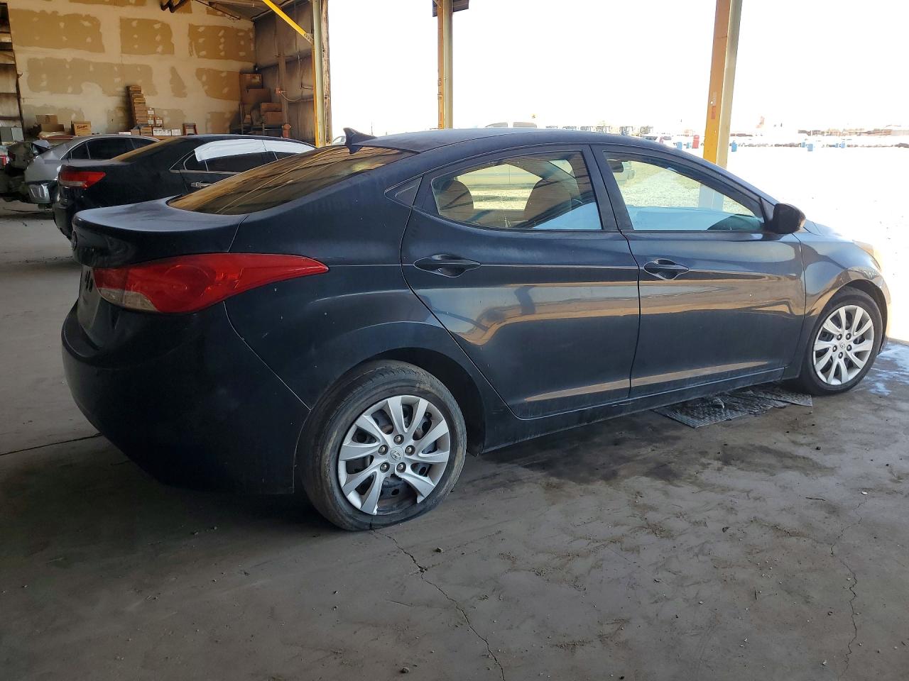 2011 Hyundai Elantra Gls Black vin: 5NPDH4AE5BH030337