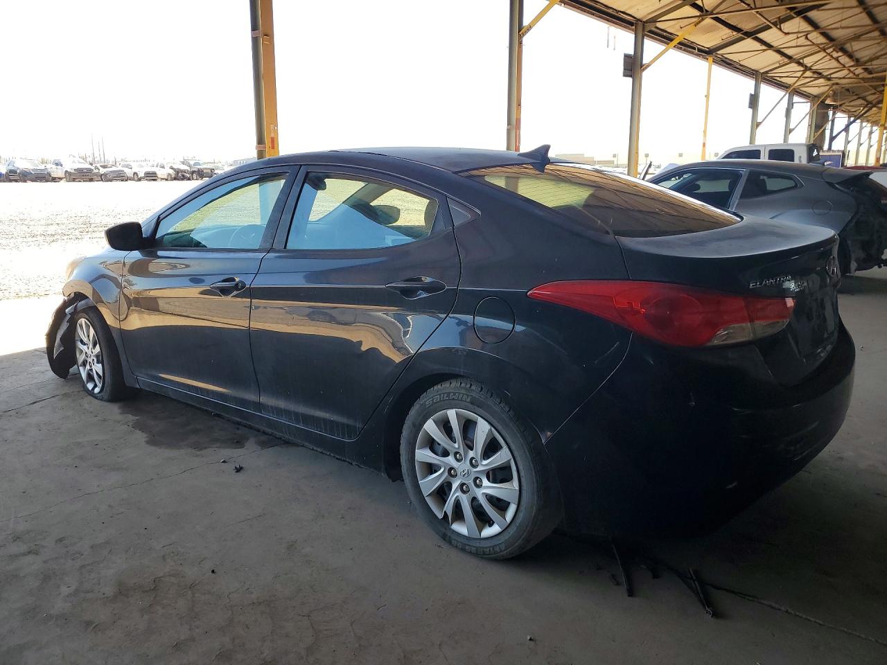 2011 Hyundai Elantra Gls Black vin: 5NPDH4AE5BH030337