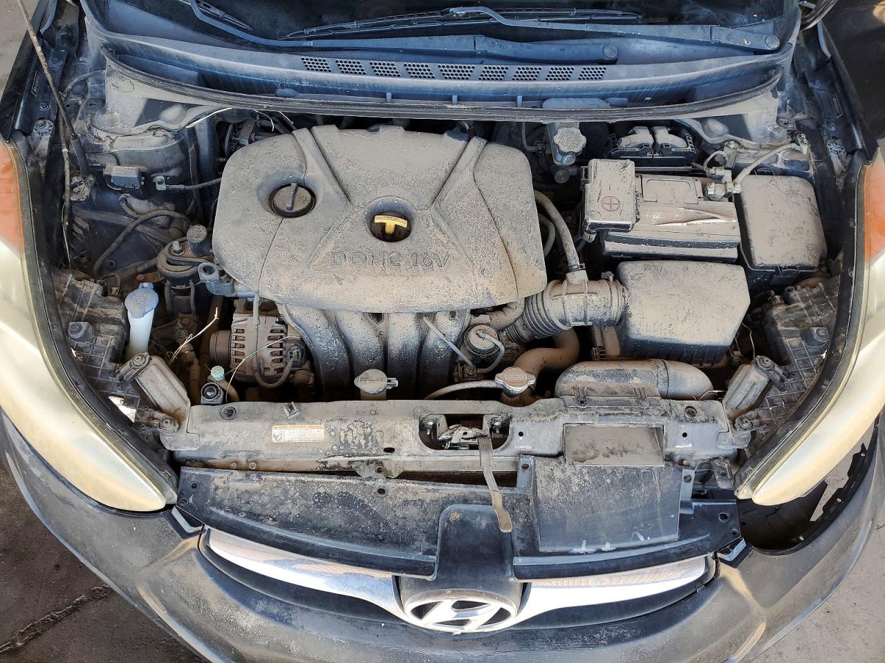 2011 Hyundai Elantra Gls Black vin: 5NPDH4AE5BH030337