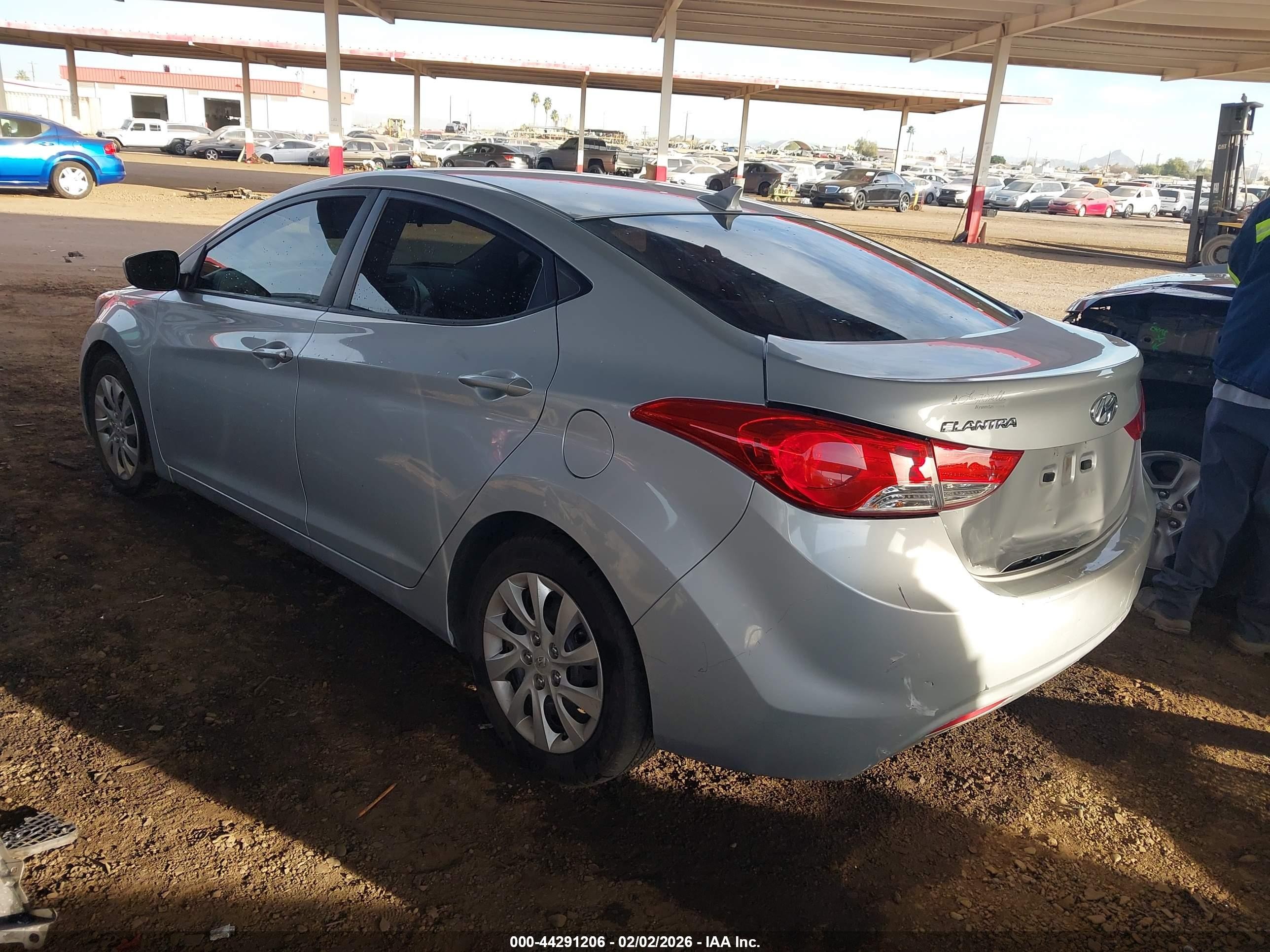 2011 Hyundai Elantra Gls Silver vin: 5NPDH4AE5BH034582