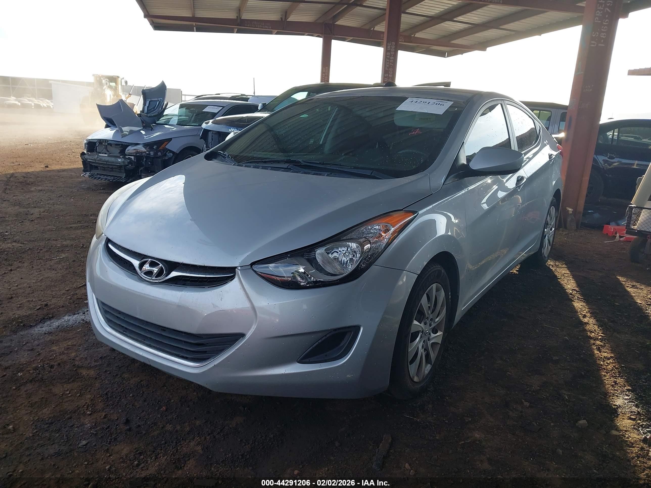 2011 Hyundai Elantra Gls Silver vin: 5NPDH4AE5BH034582