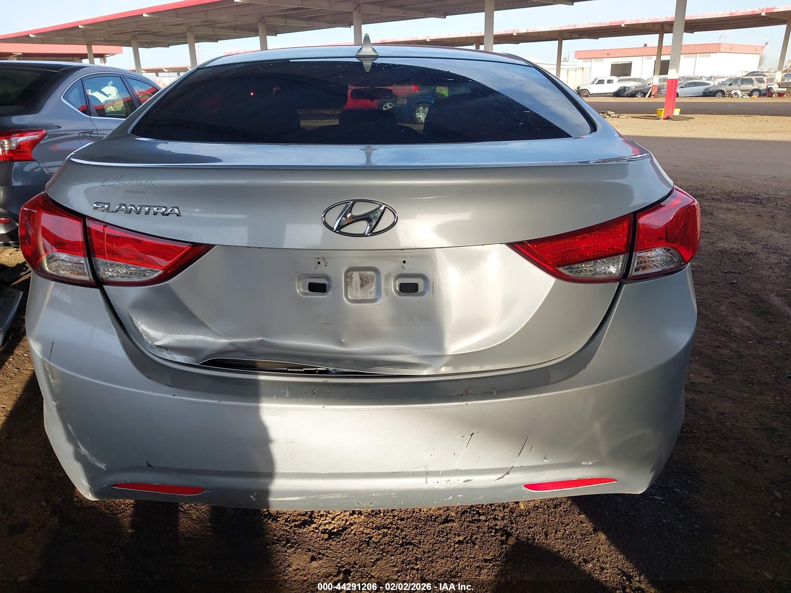 2011 Hyundai Elantra Gls Silver vin: 5NPDH4AE5BH034582