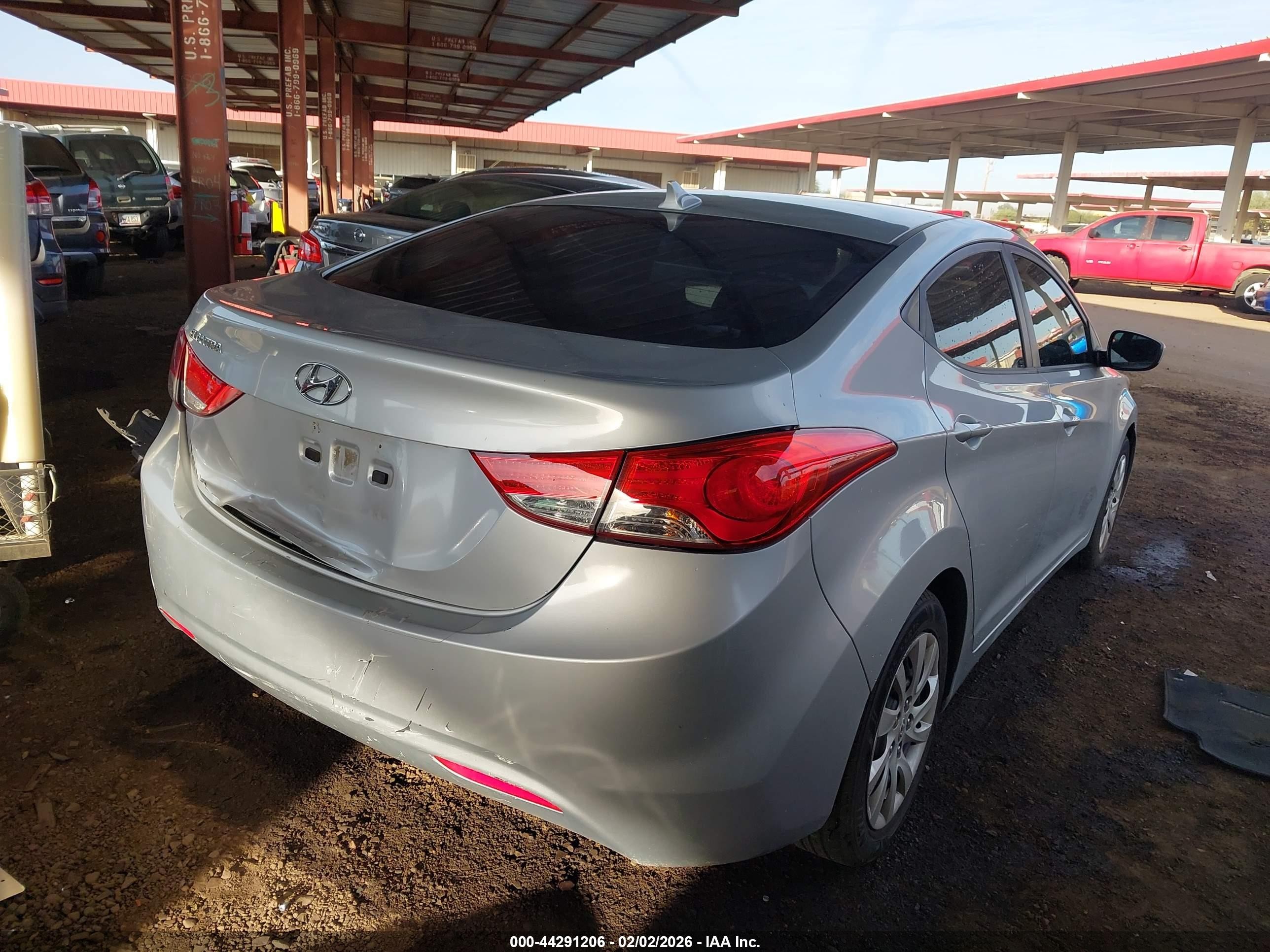 2011 Hyundai Elantra Gls Silver vin: 5NPDH4AE5BH034582