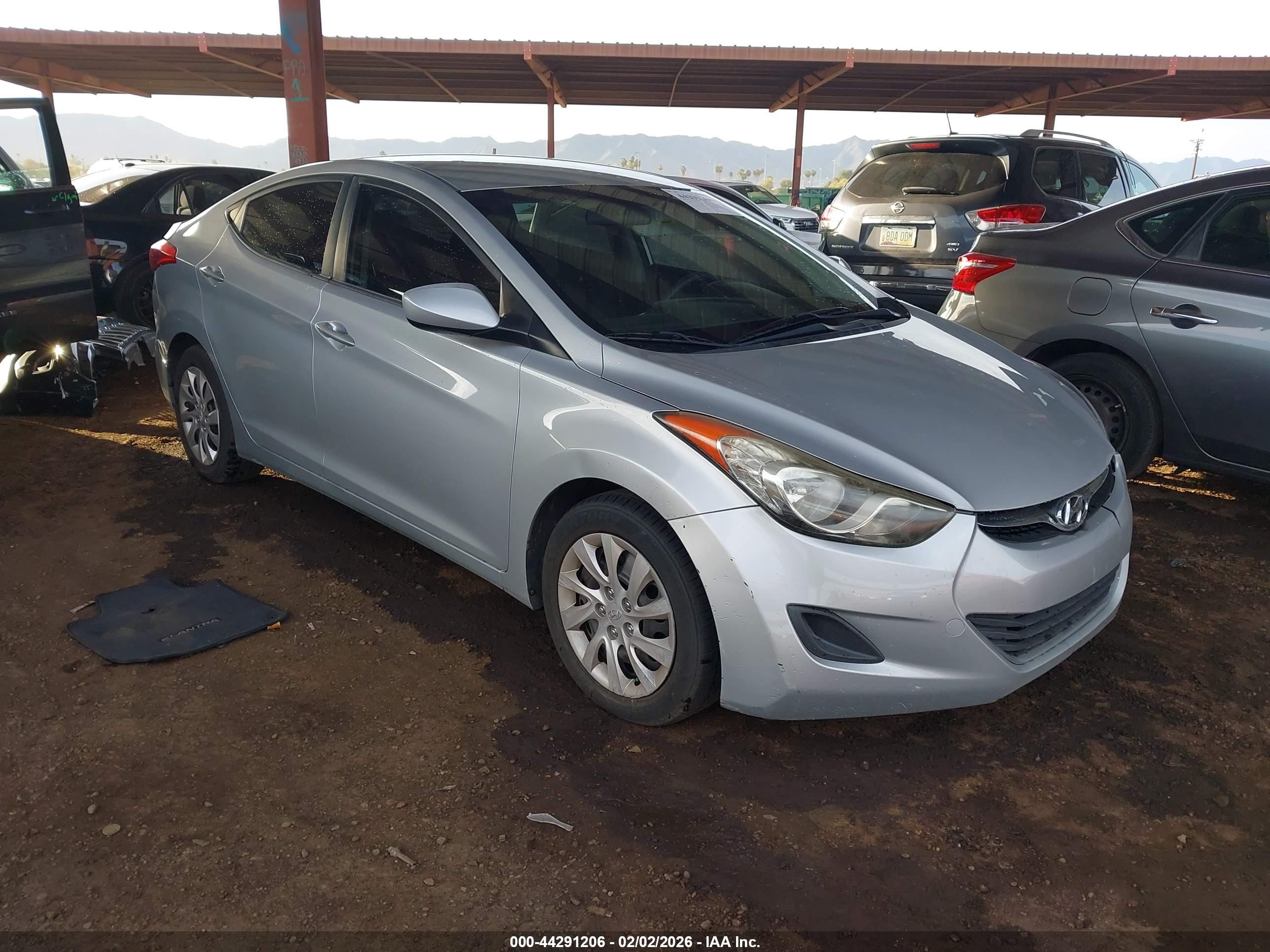 2011 Hyundai Elantra Gls Silver vin: 5NPDH4AE5BH034582
