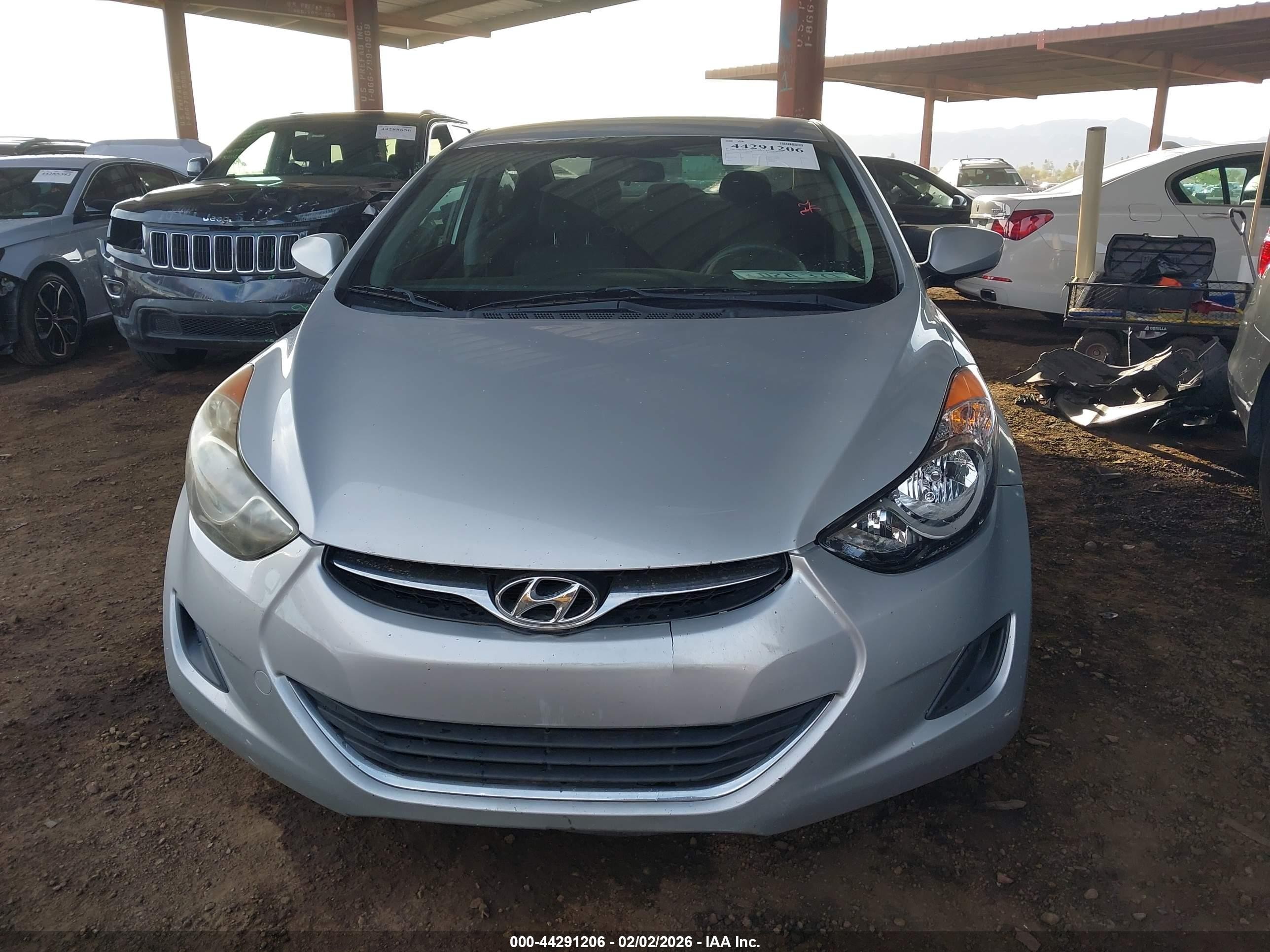2011 Hyundai Elantra Gls Silver vin: 5NPDH4AE5BH034582