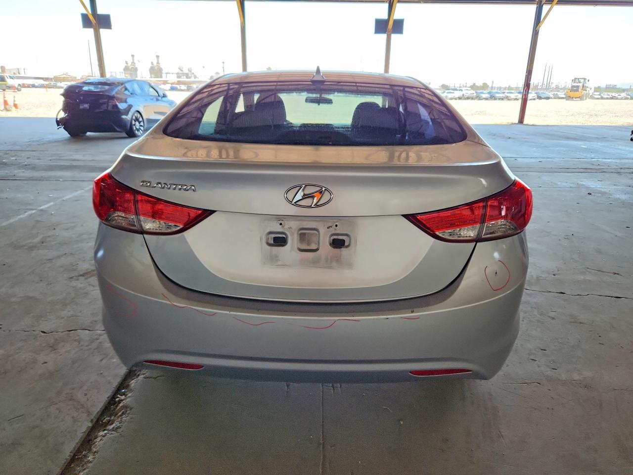 2011 Hyundai Elantra Gls Silver vin: 5NPDH4AE5BH034601