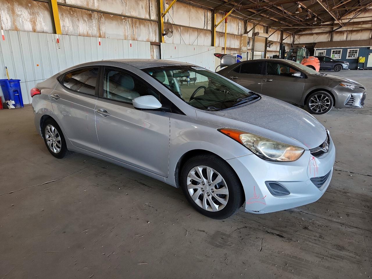 2011 Hyundai Elantra Gls Silver vin: 5NPDH4AE5BH034601
