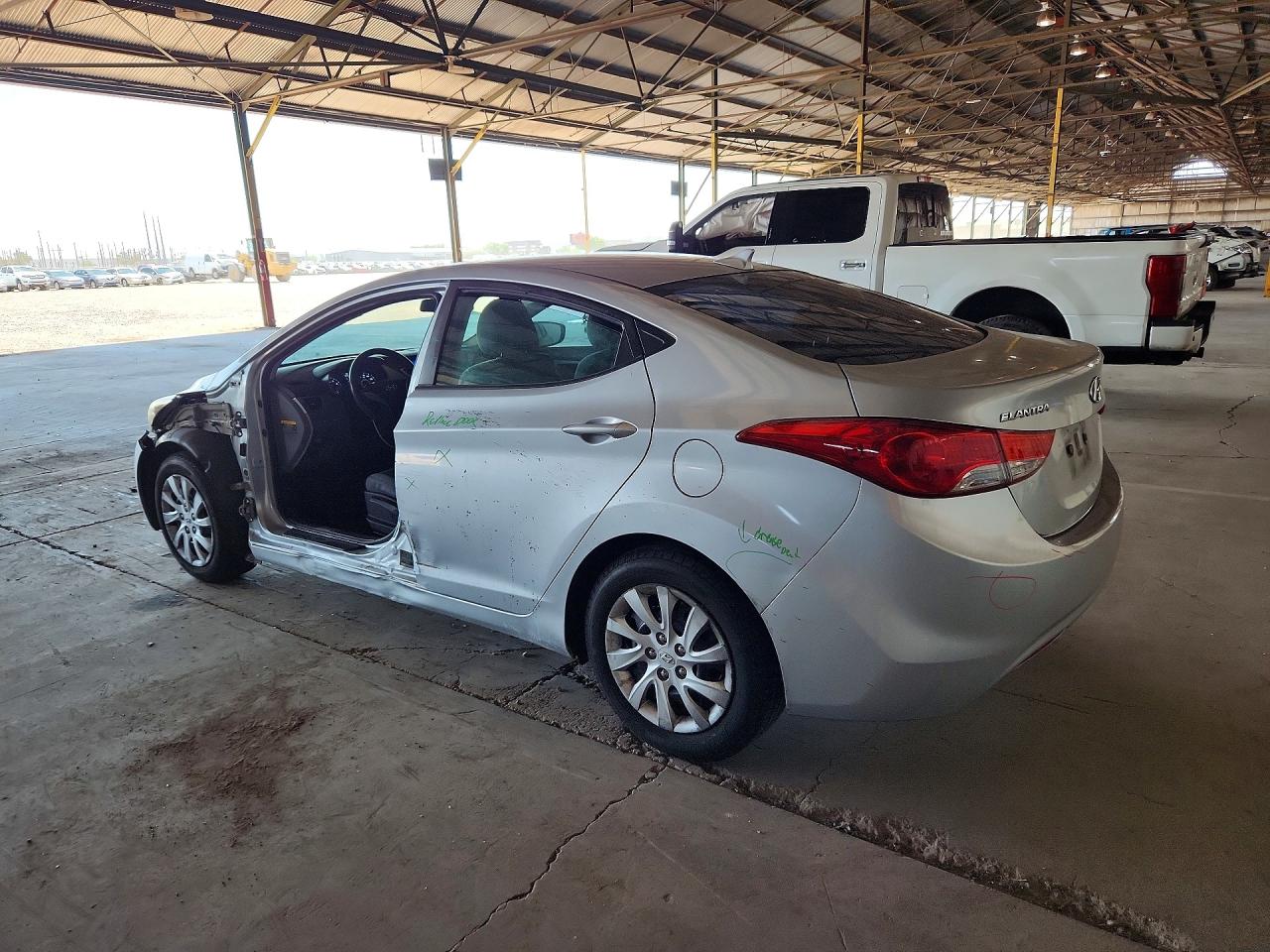 2011 Hyundai Elantra Gls Silver vin: 5NPDH4AE5BH034601