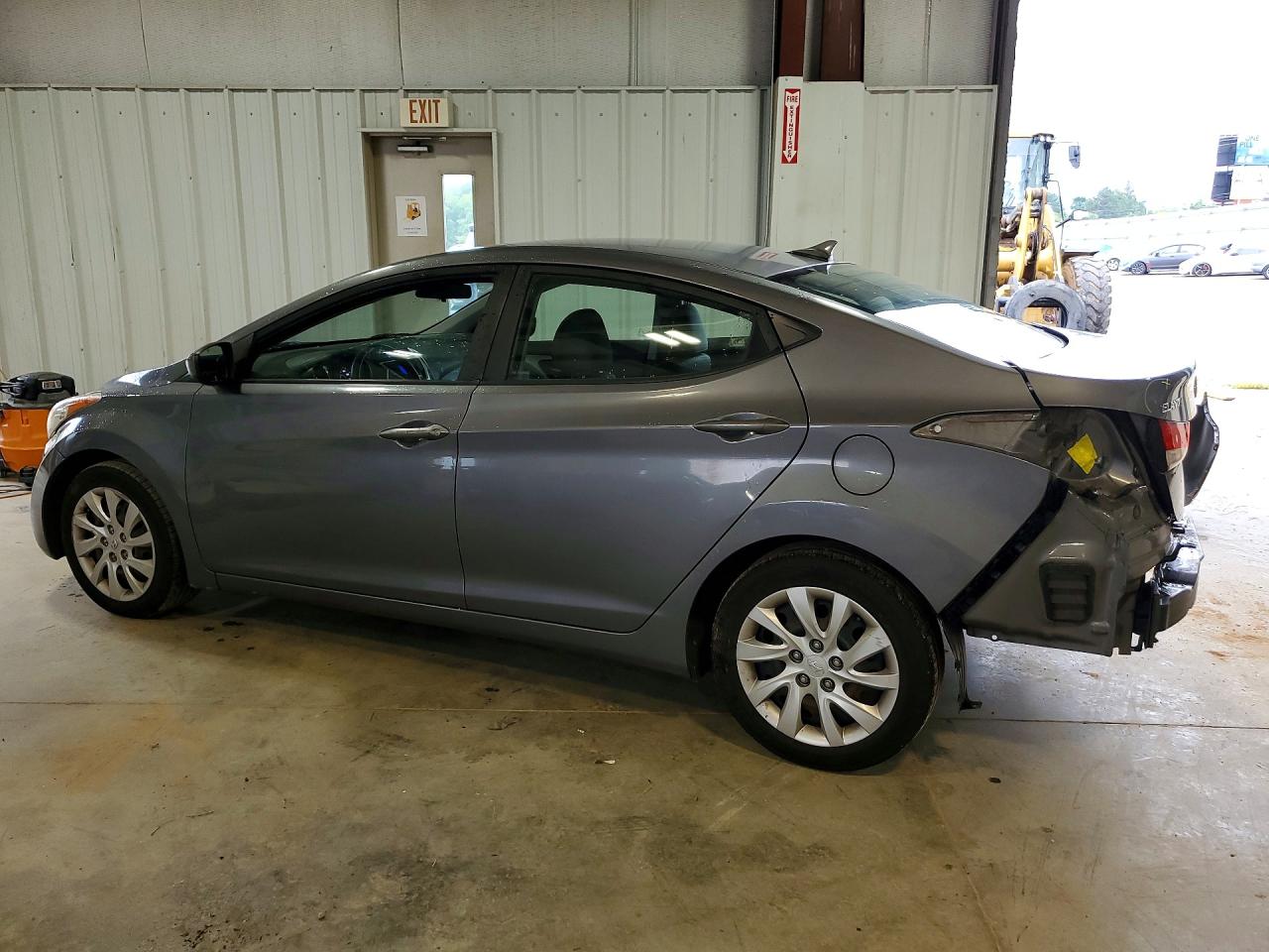 2011 Hyundai Elantra Gls Gray vin: 5NPDH4AE5BH036090