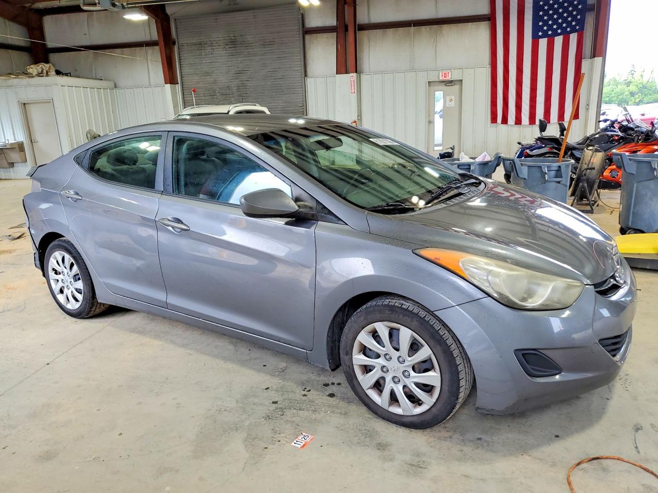 2011 Hyundai Elantra Gls Gray vin: 5NPDH4AE5BH036090