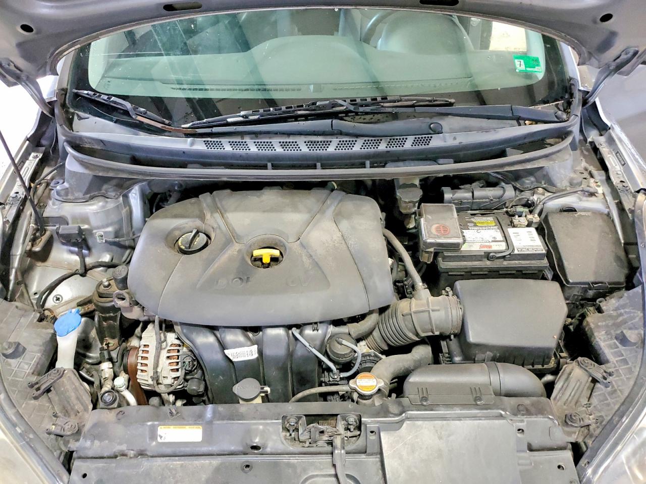 2011 Hyundai Elantra Gls Gray vin: 5NPDH4AE5BH036090