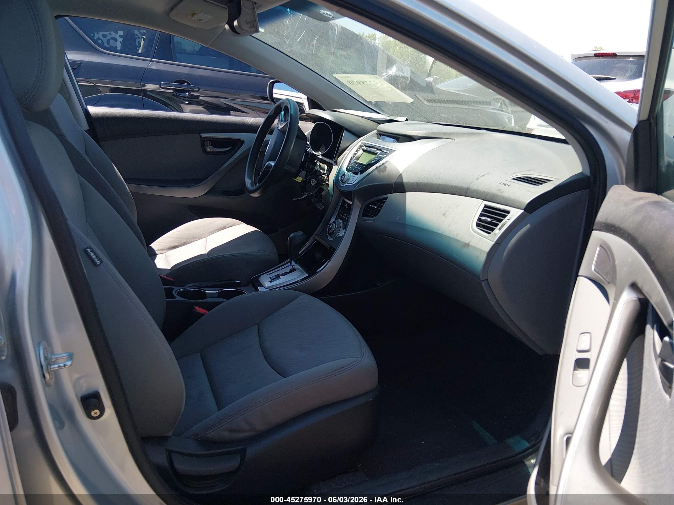 2011 Hyundai Elantra Gls Silver vin: 5NPDH4AE5BH046943