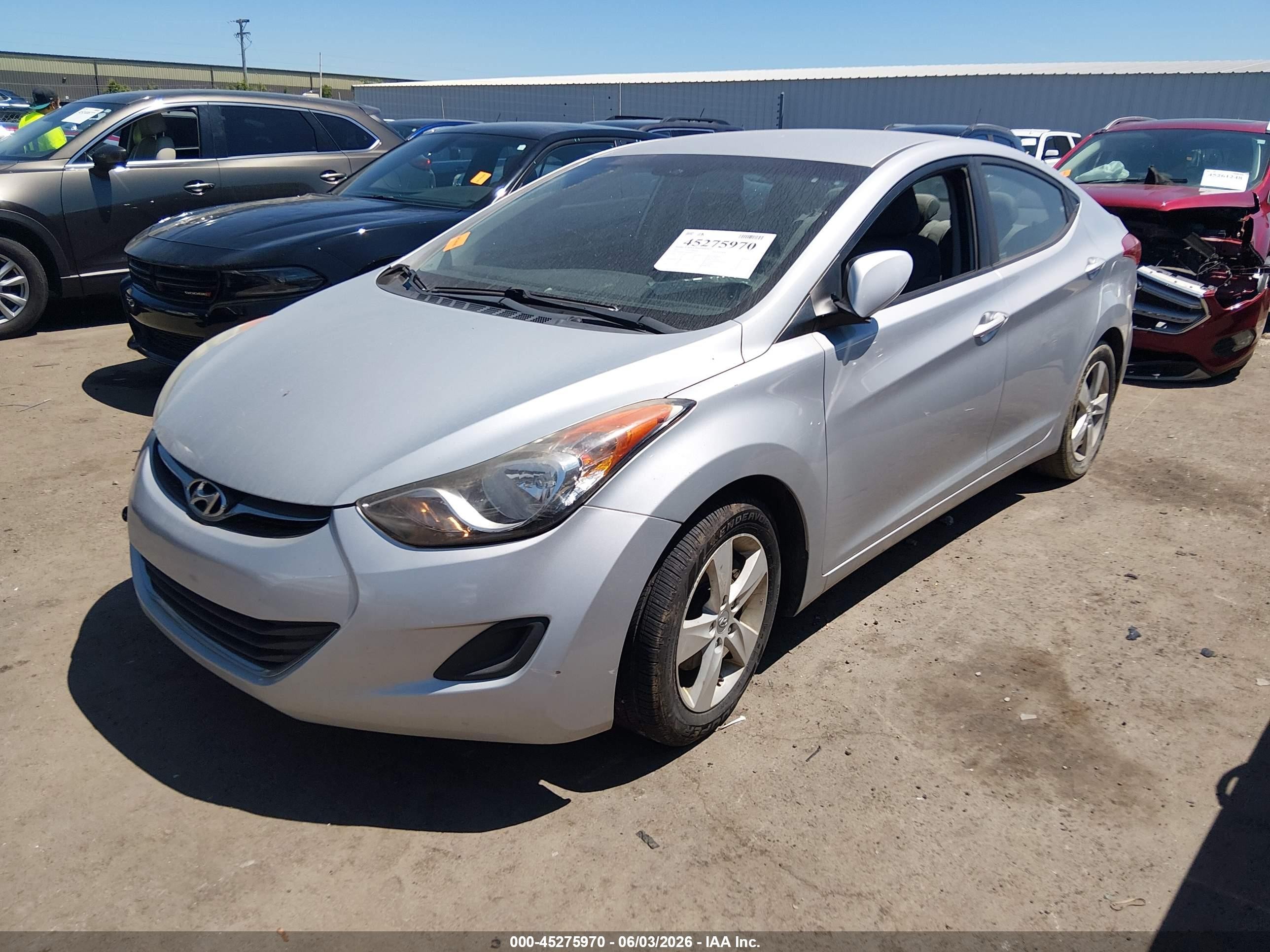 2011 Hyundai Elantra Gls Silver vin: 5NPDH4AE5BH046943