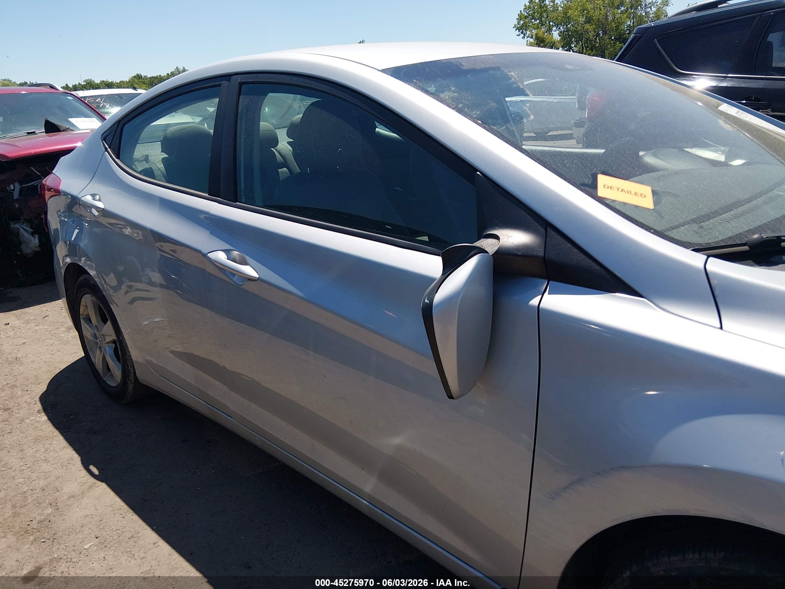 2011 Hyundai Elantra Gls Silver vin: 5NPDH4AE5BH046943