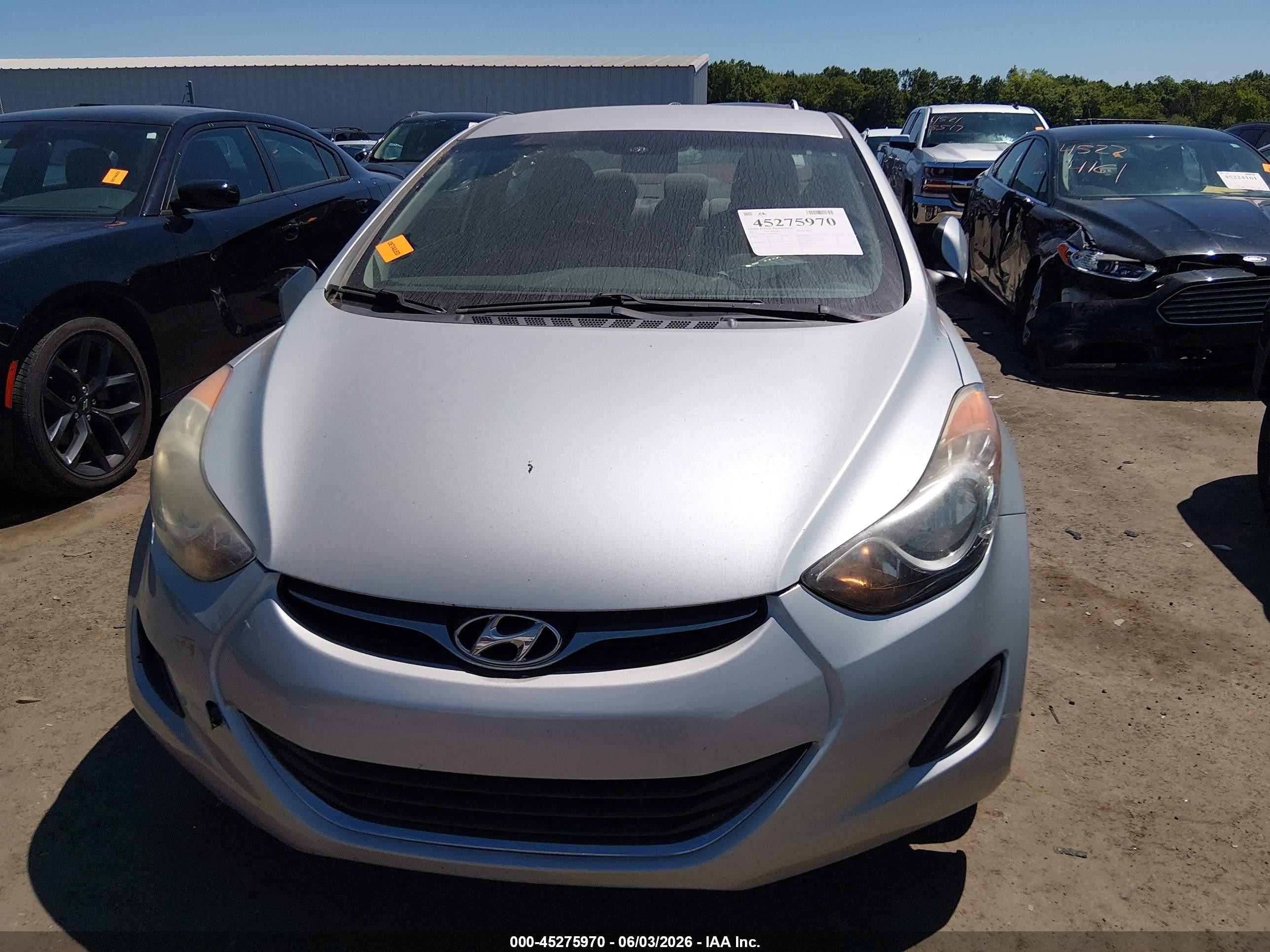 2011 Hyundai Elantra Gls Silver vin: 5NPDH4AE5BH046943