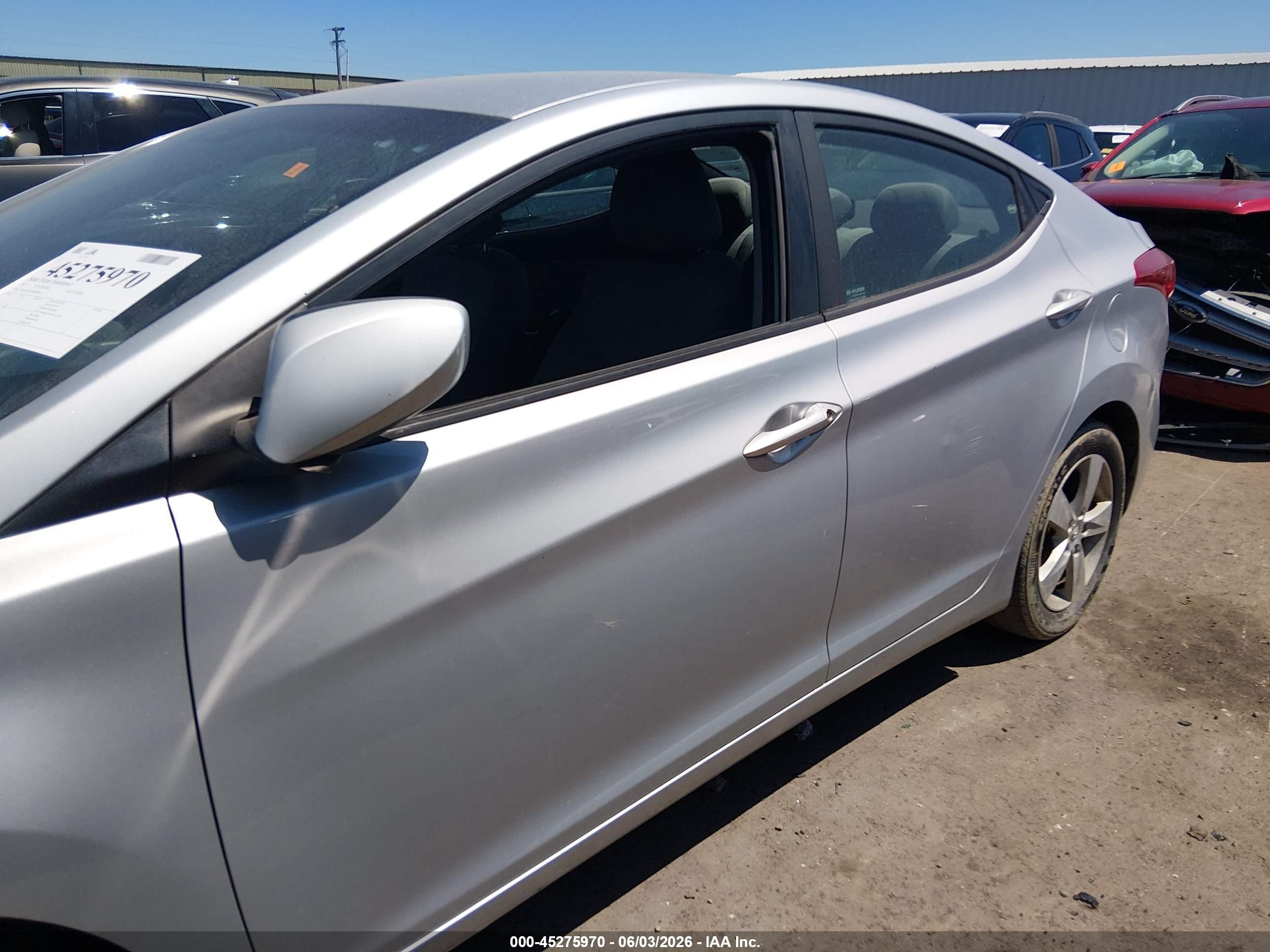 2011 Hyundai Elantra Gls Silver vin: 5NPDH4AE5BH046943