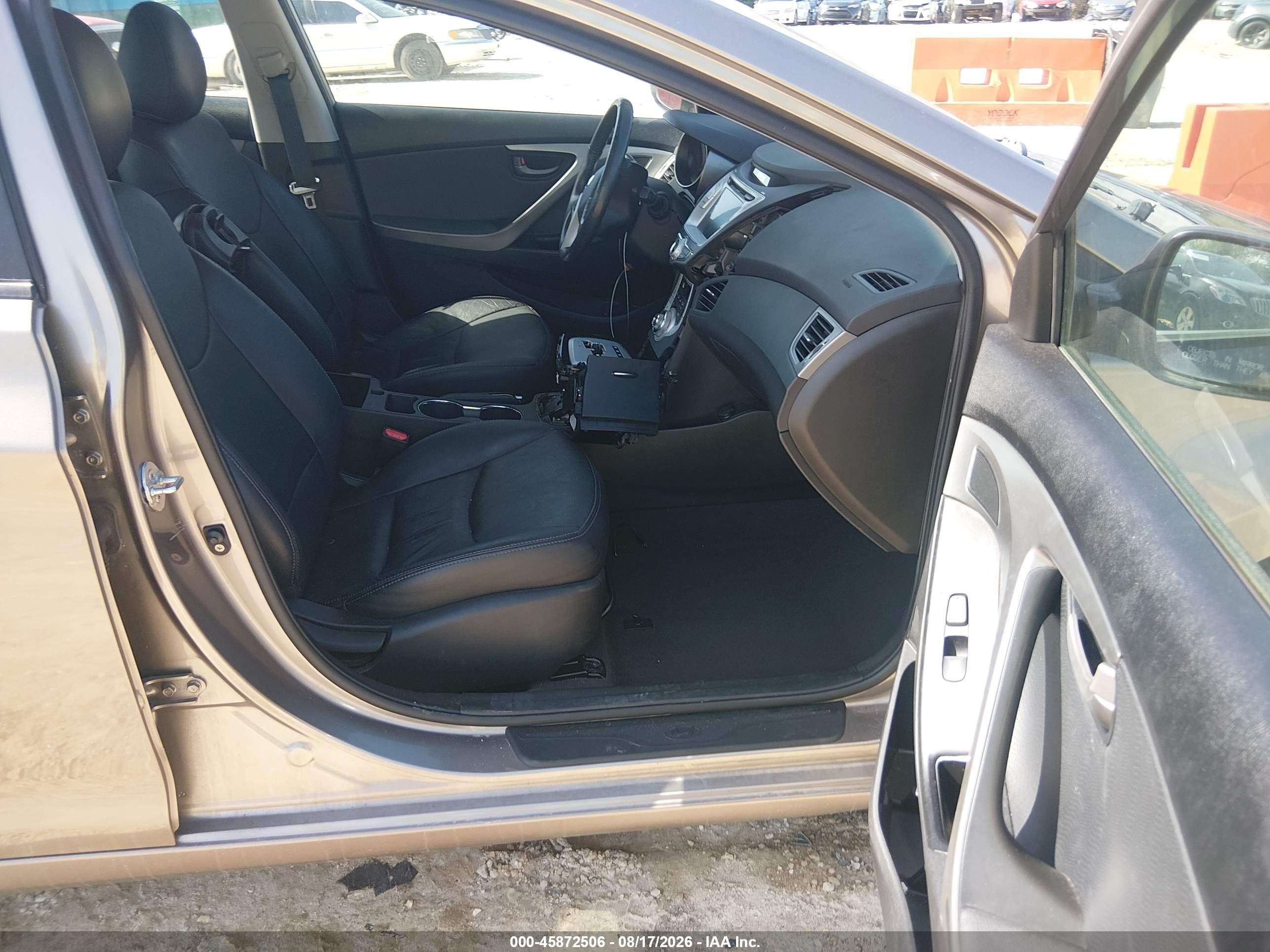 2011 Hyundai Elantra Limited Gray vin: 5NPDH4AE5BH051057