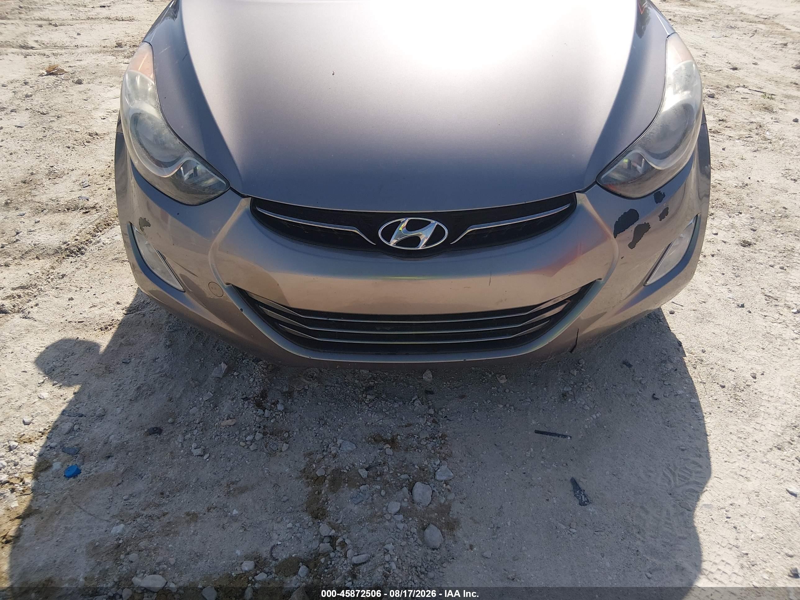 2011 Hyundai Elantra Limited Gray vin: 5NPDH4AE5BH051057