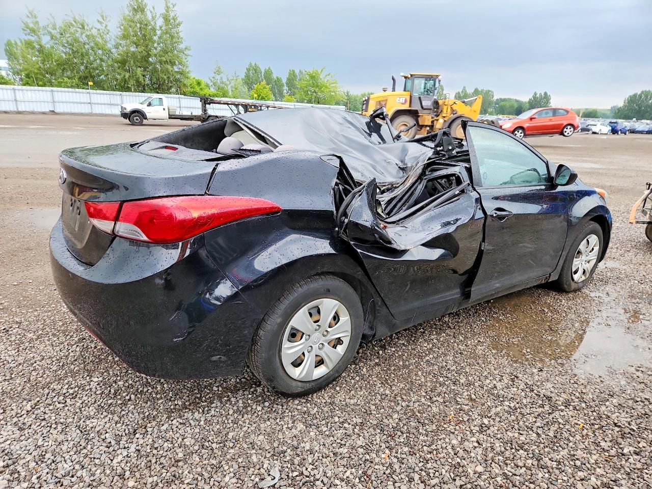 2011 Hyundai Elantra Gls Black vin: 5NPDH4AE5BH051785