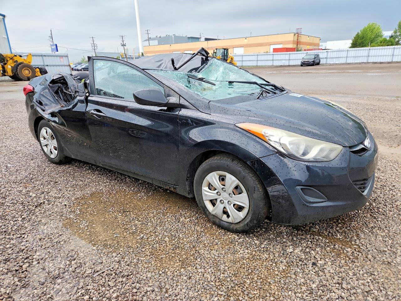 2011 Hyundai Elantra Gls Black vin: 5NPDH4AE5BH051785