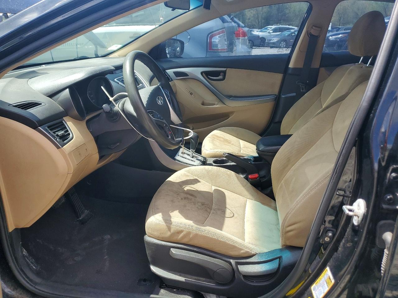2011 Hyundai Elantra Gls Black vin: 5NPDH4AE5BH052998
