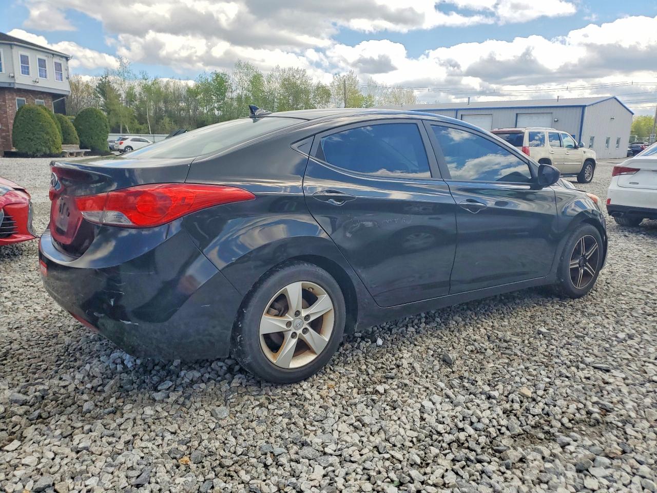 2011 Hyundai Elantra Gls Black vin: 5NPDH4AE5BH052998