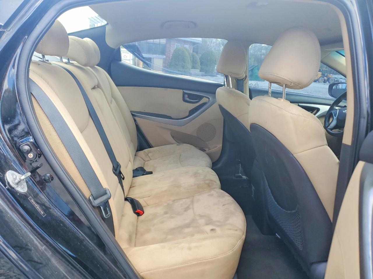 2011 Hyundai Elantra Gls Black vin: 5NPDH4AE5BH052998