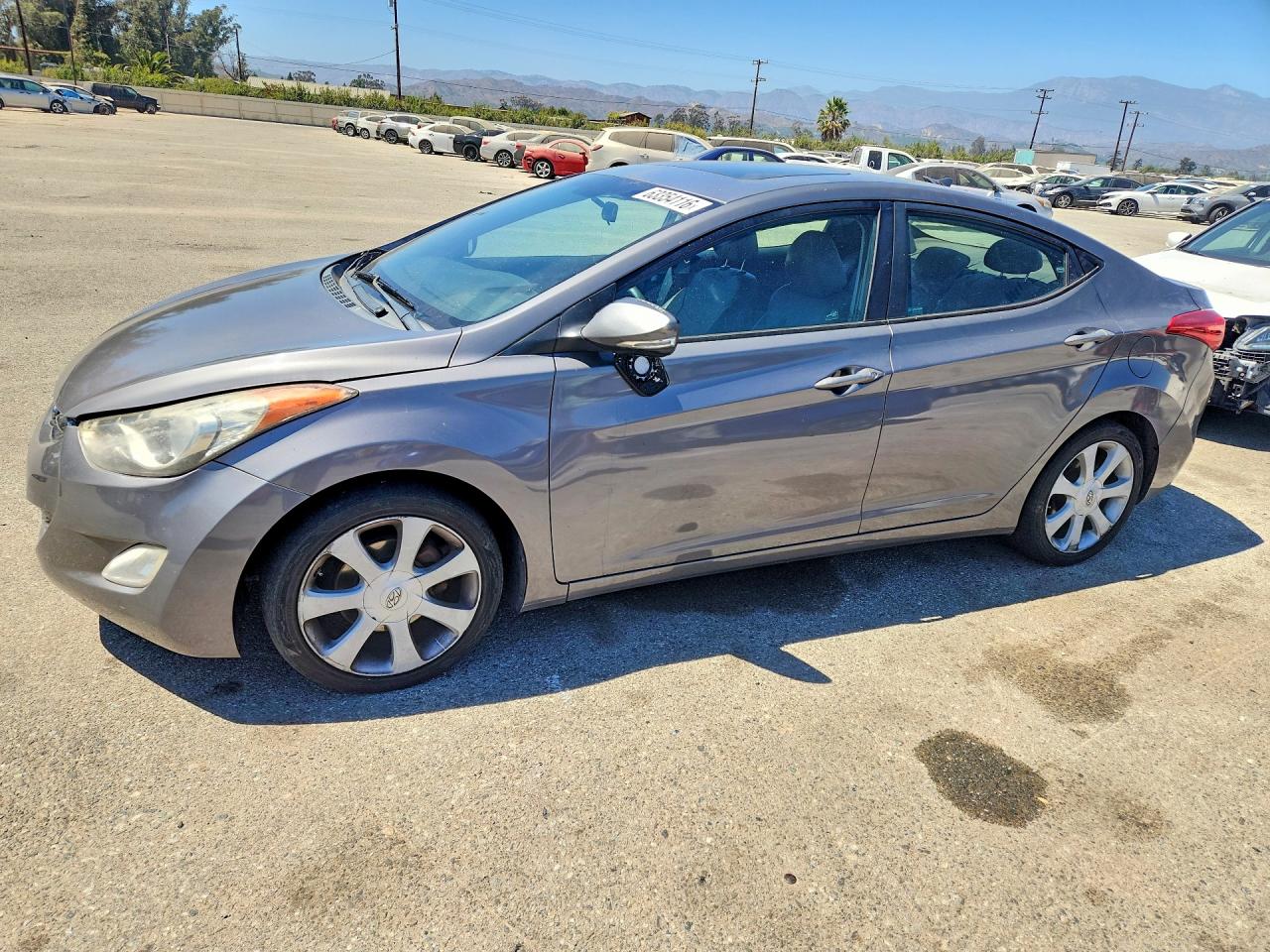 2011 Hyundai Elantra Limited Серый vin: 5NPDH4AE5BH054539