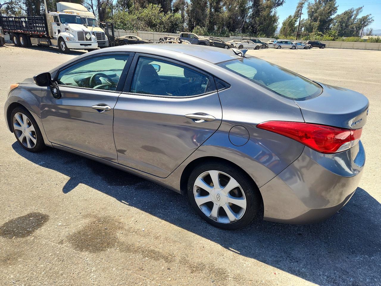 2011 Hyundai Elantra Limited Gray vin: 5NPDH4AE5BH054539
