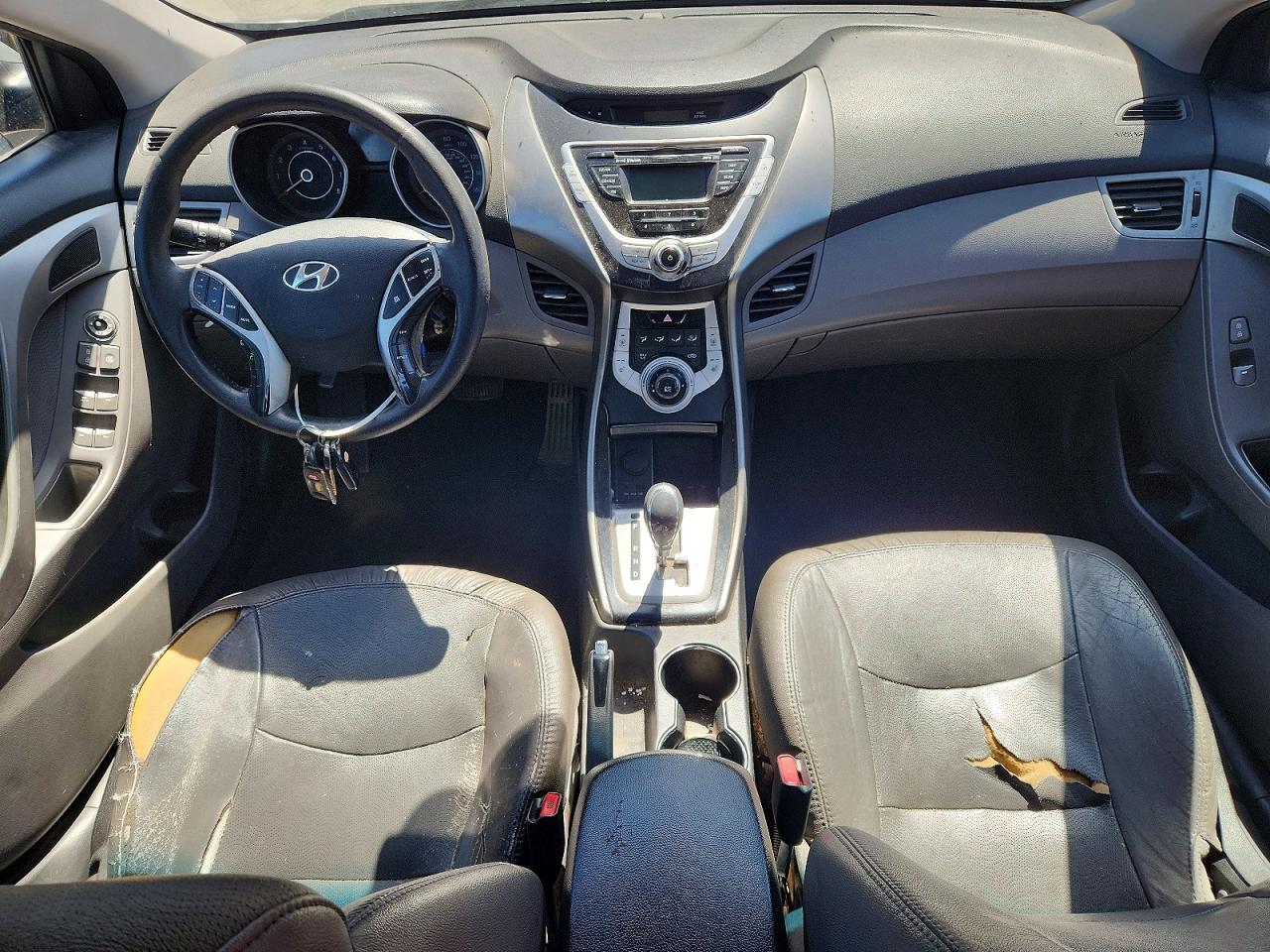 2011 Hyundai Elantra Limited Gray vin: 5NPDH4AE5BH054539