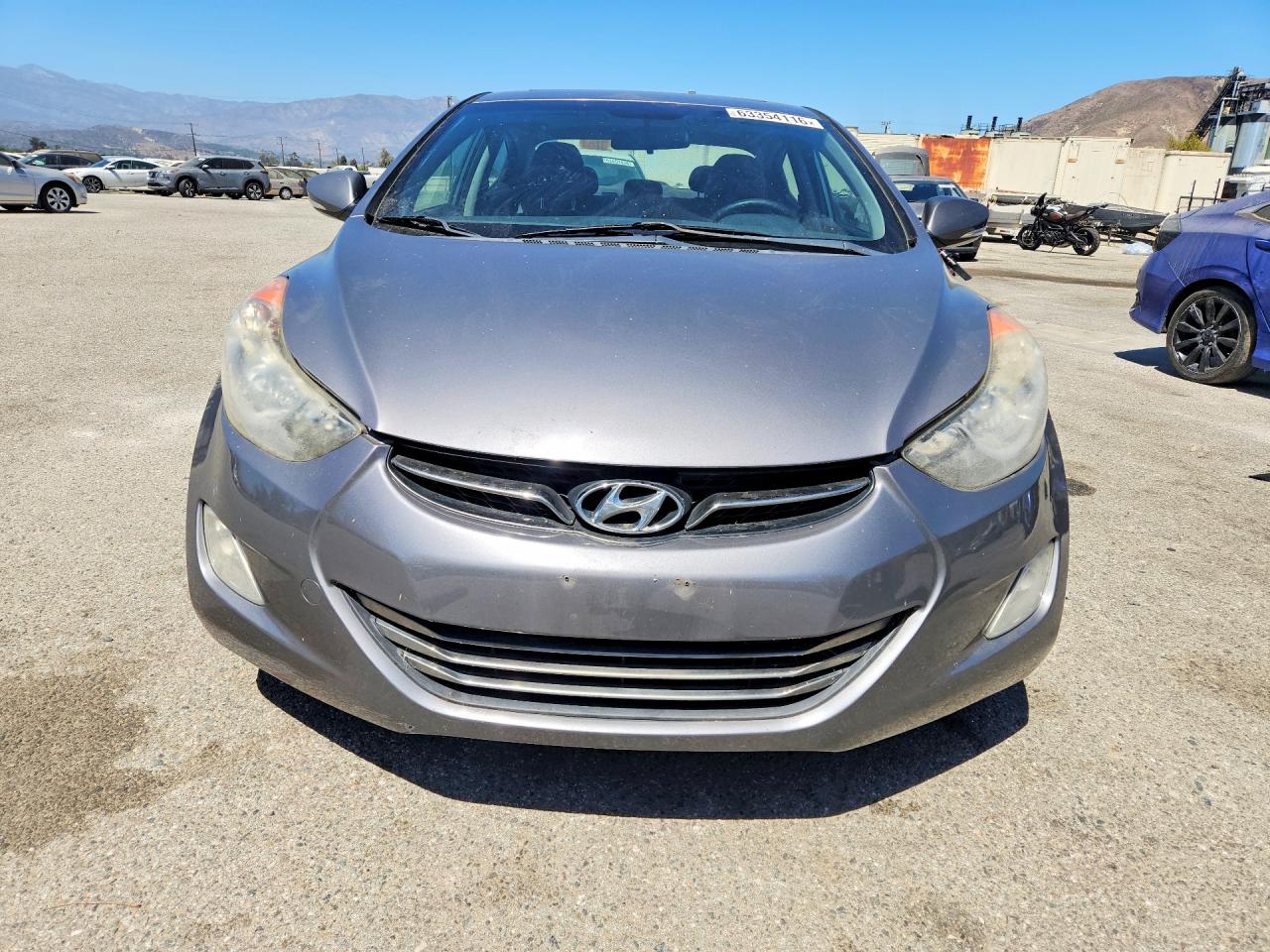 2011 Hyundai Elantra Limited Gray vin: 5NPDH4AE5BH054539