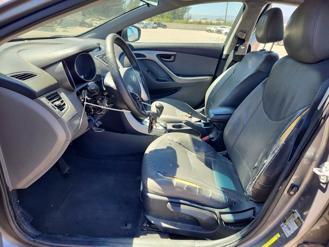 2011 Hyundai Elantra Limited Gray vin: 5NPDH4AE5BH054539
