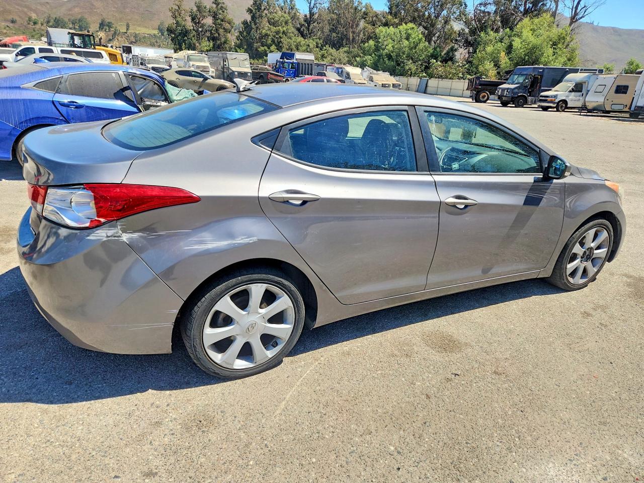 2011 Hyundai Elantra Limited Gray vin: 5NPDH4AE5BH054539