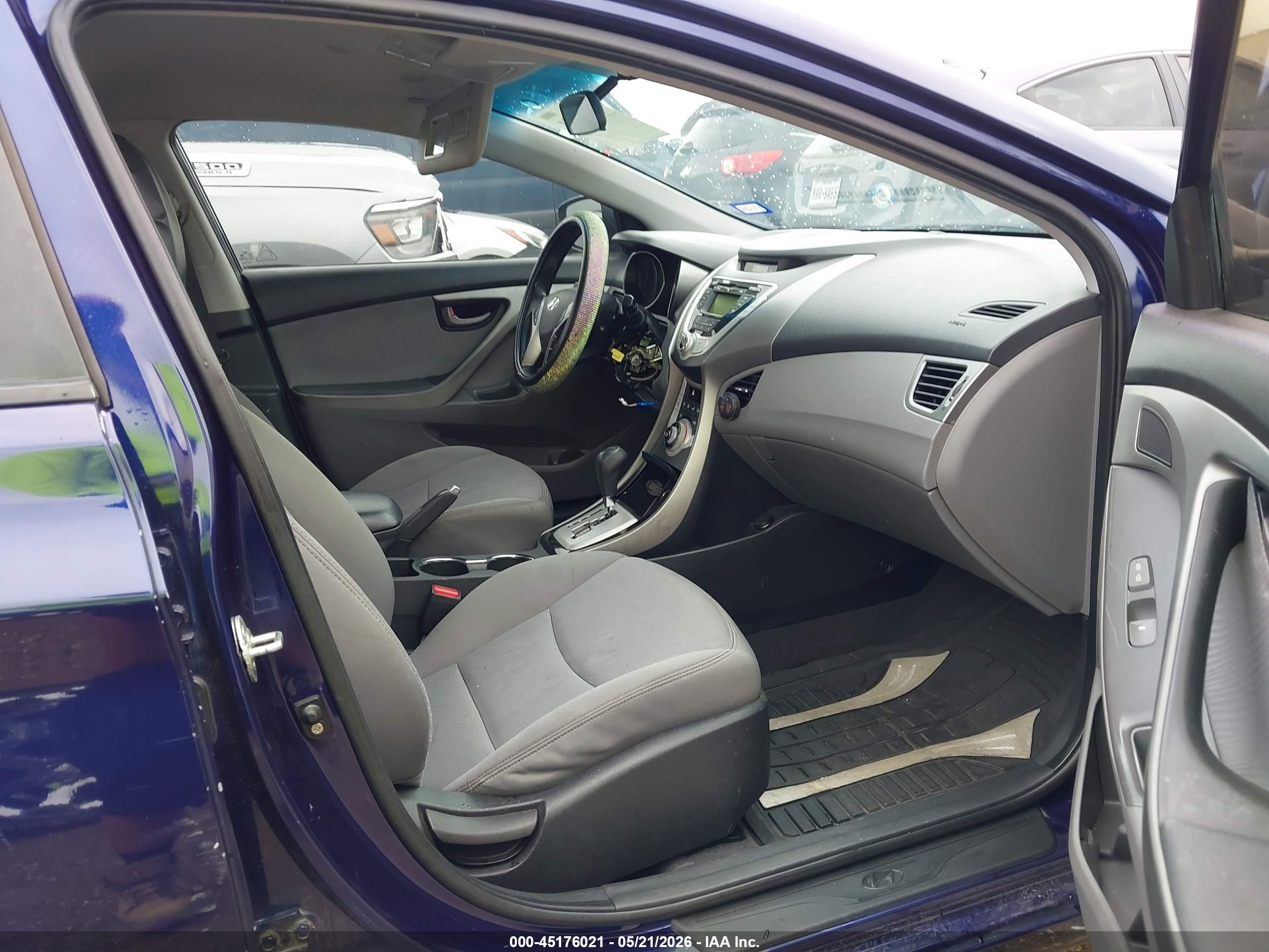 2011 Hyundai Elantra Gls Blue vin: 5NPDH4AE5BH058722