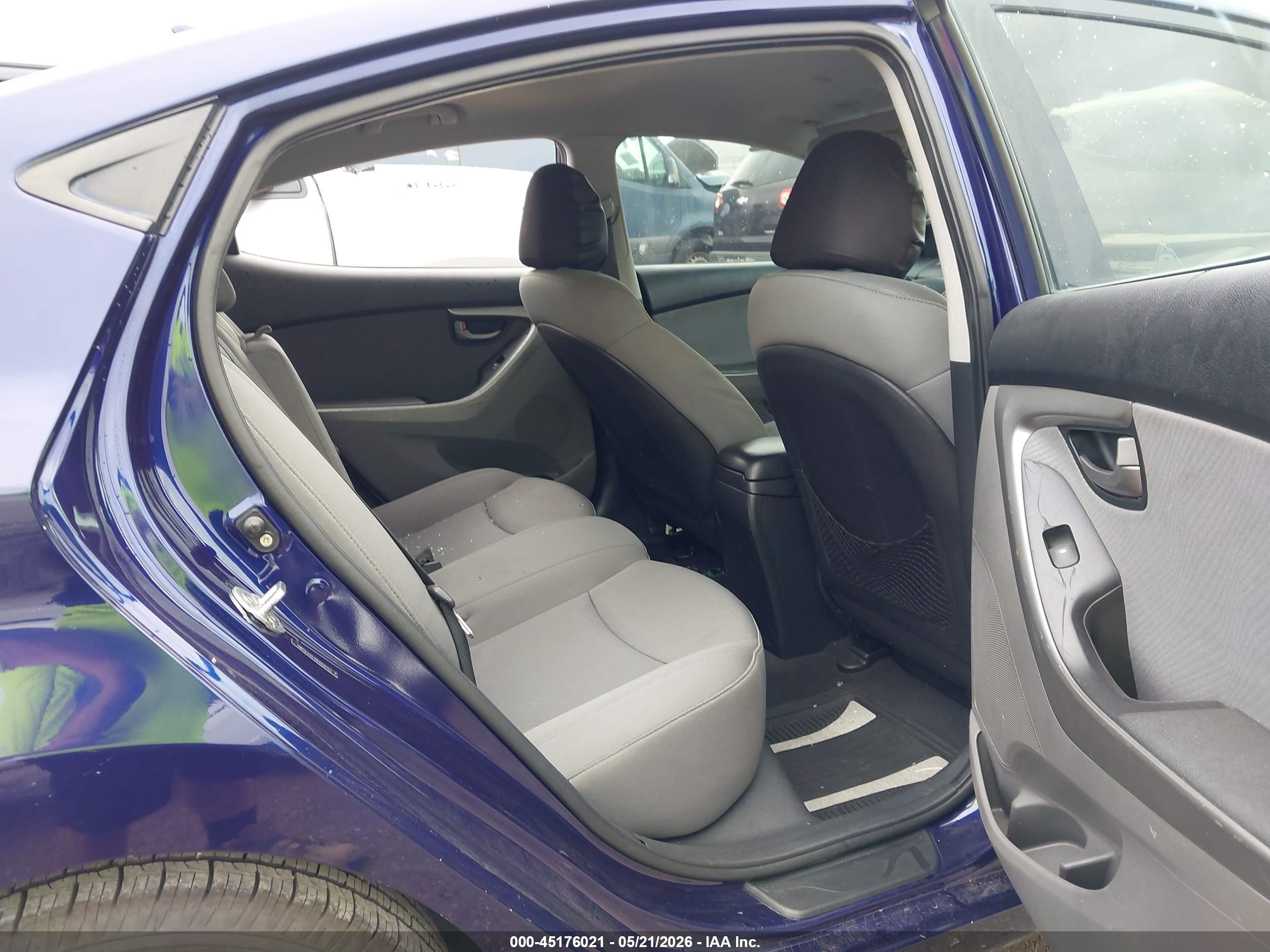 2011 Hyundai Elantra Gls Blue vin: 5NPDH4AE5BH058722