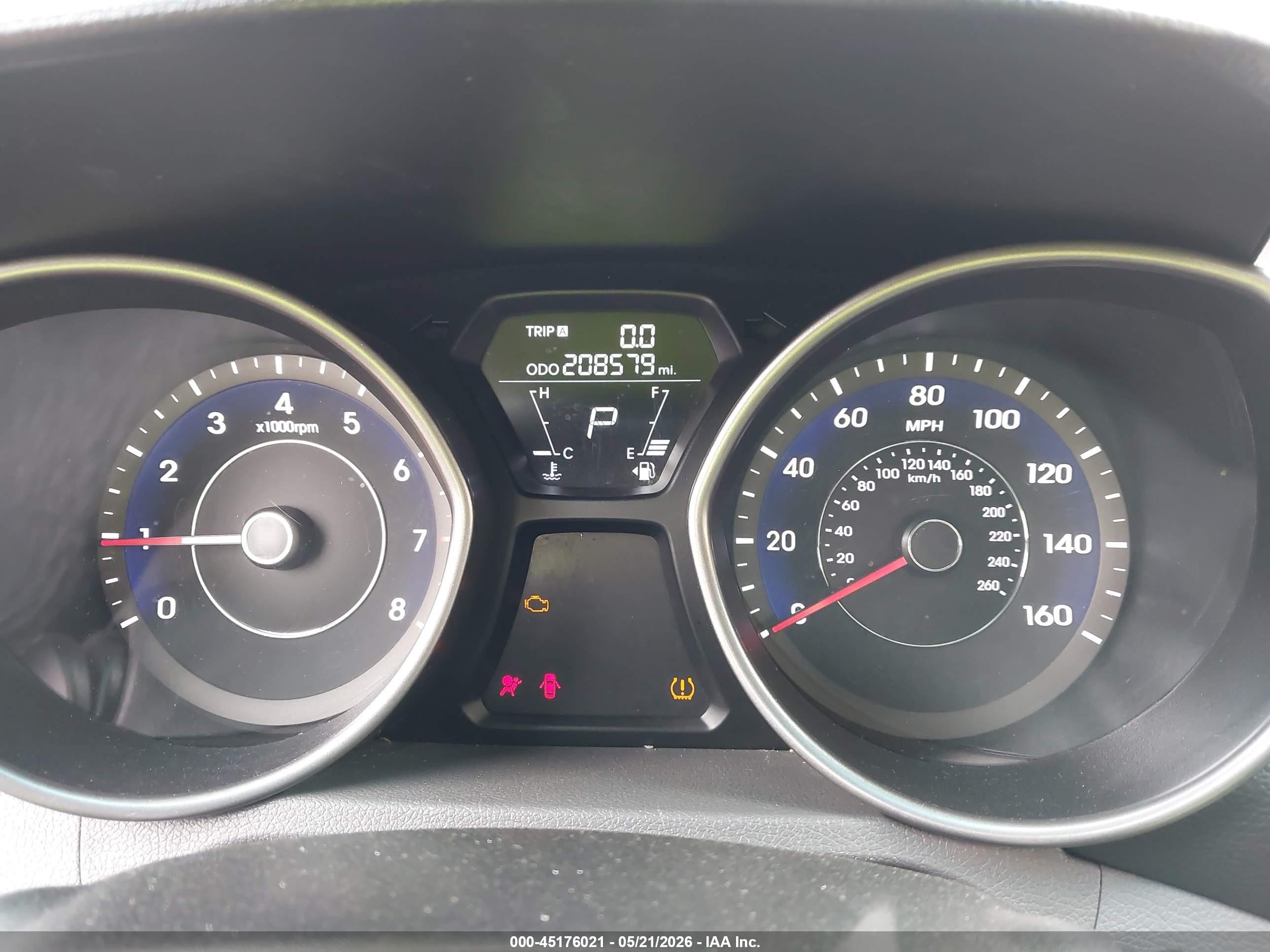 2011 Hyundai Elantra Gls Blue vin: 5NPDH4AE5BH058722