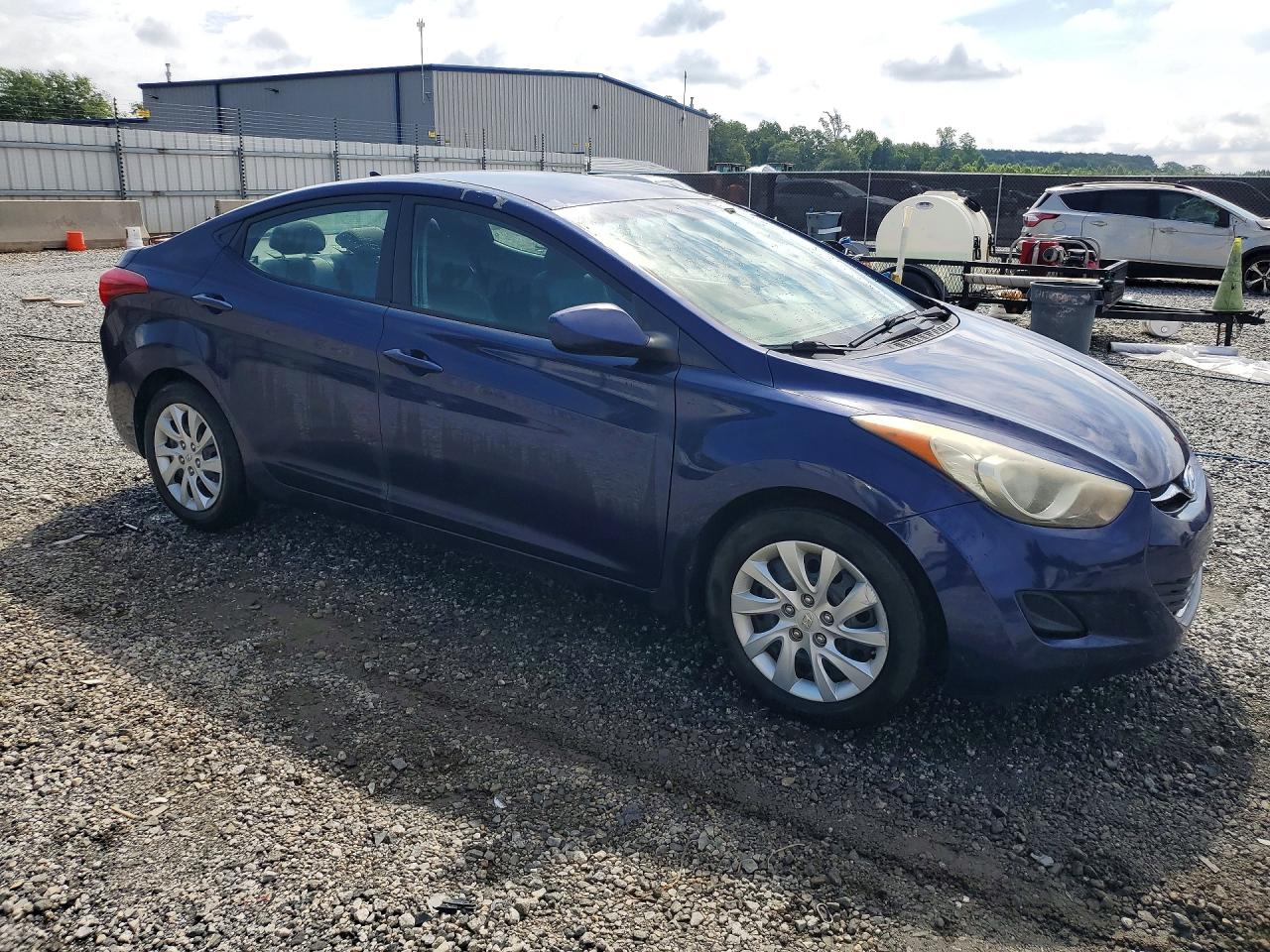 2011 Hyundai Elantra Gls Blue vin: 5NPDH4AE5BH061006
