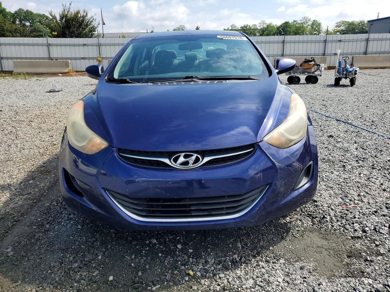 2011 Hyundai Elantra Gls Blue vin: 5NPDH4AE5BH061006