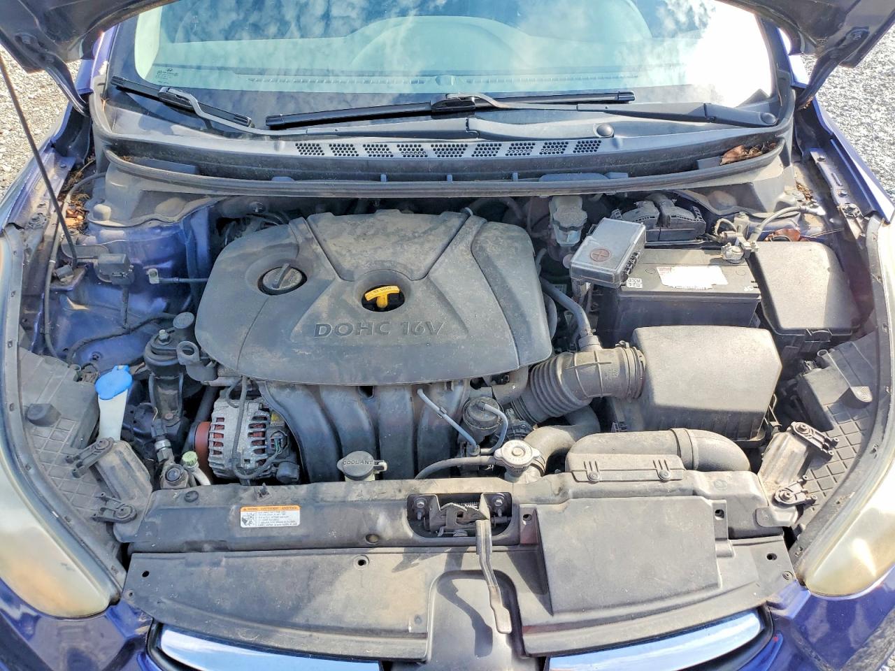 2011 Hyundai Elantra Gls Blue vin: 5NPDH4AE5BH061006