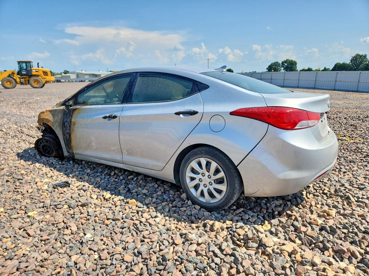 2012 Hyundai Elantra Gls Silver vin: 5NPDH4AE5CH062769