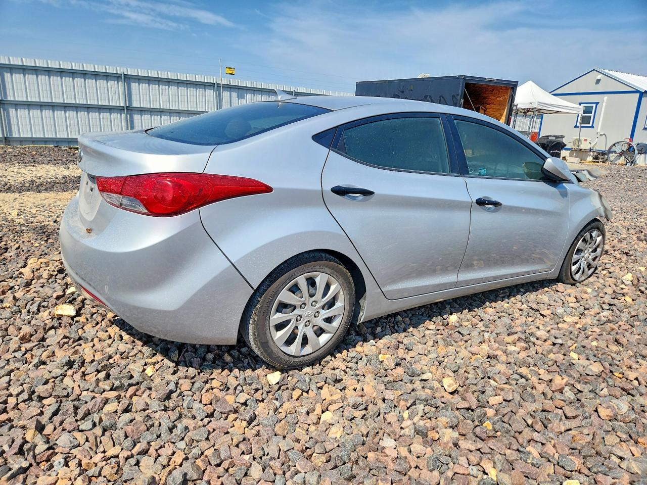 2012 Hyundai Elantra Gls Silver vin: 5NPDH4AE5CH062769