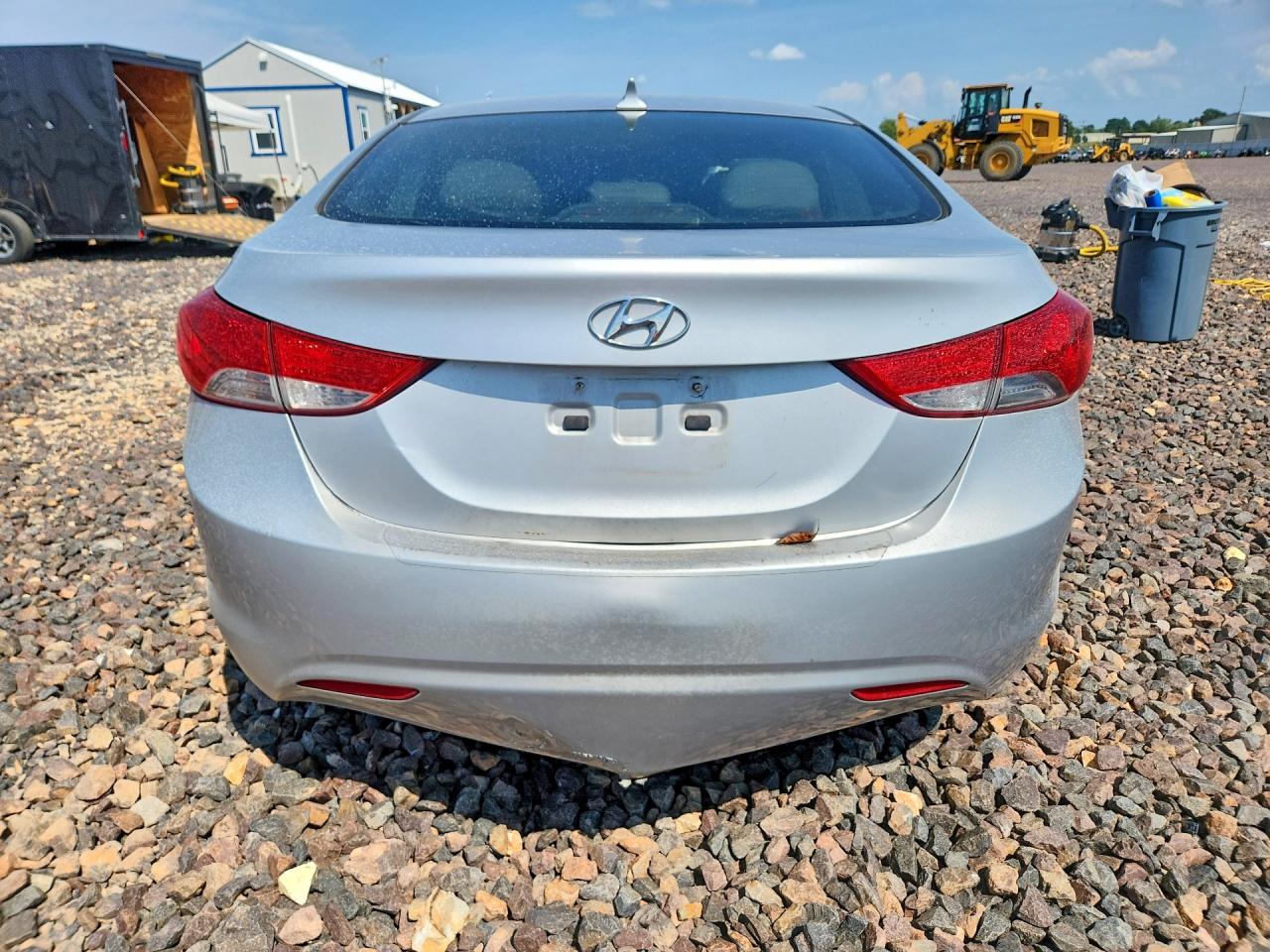 2012 Hyundai Elantra Gls Silver vin: 5NPDH4AE5CH062769