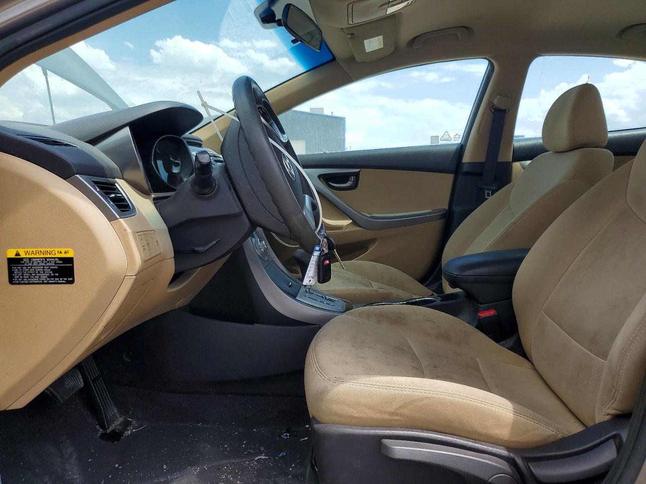 2012 Hyundai Elantra Gls Желто-коричневый vin: 5NPDH4AE5CH066823