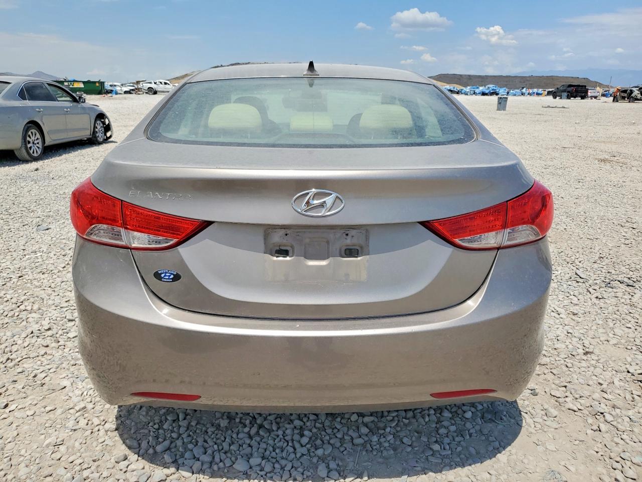2012 Hyundai Elantra Gls Желто-коричневый vin: 5NPDH4AE5CH066823