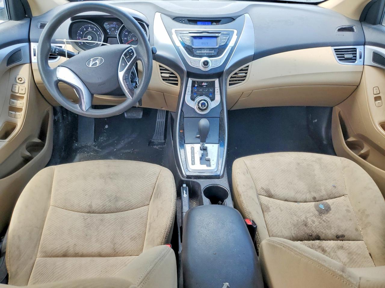 2012 Hyundai Elantra Gls Желто-коричневый vin: 5NPDH4AE5CH066823