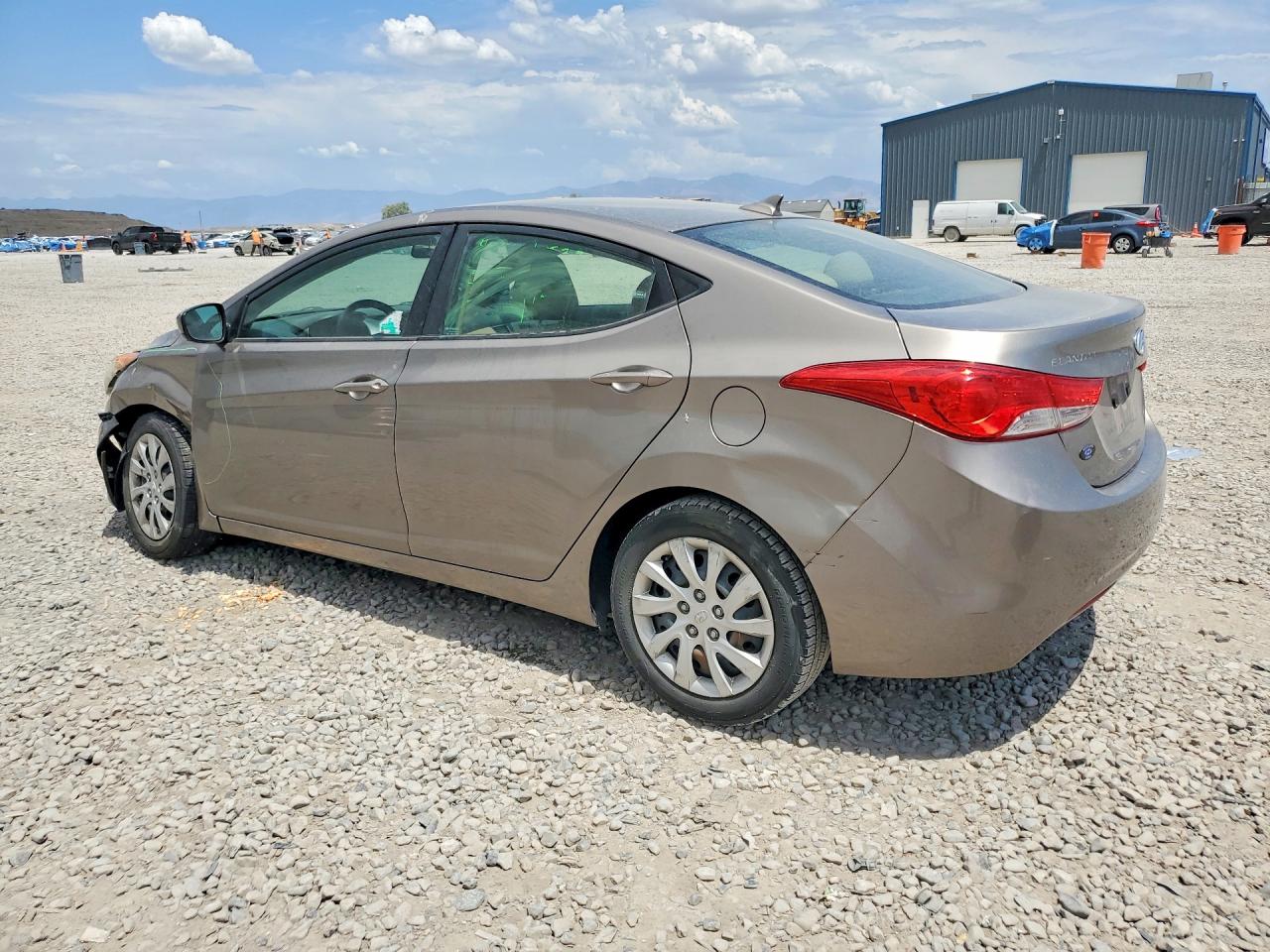 2012 Hyundai Elantra Gls Желто-коричневый vin: 5NPDH4AE5CH066823