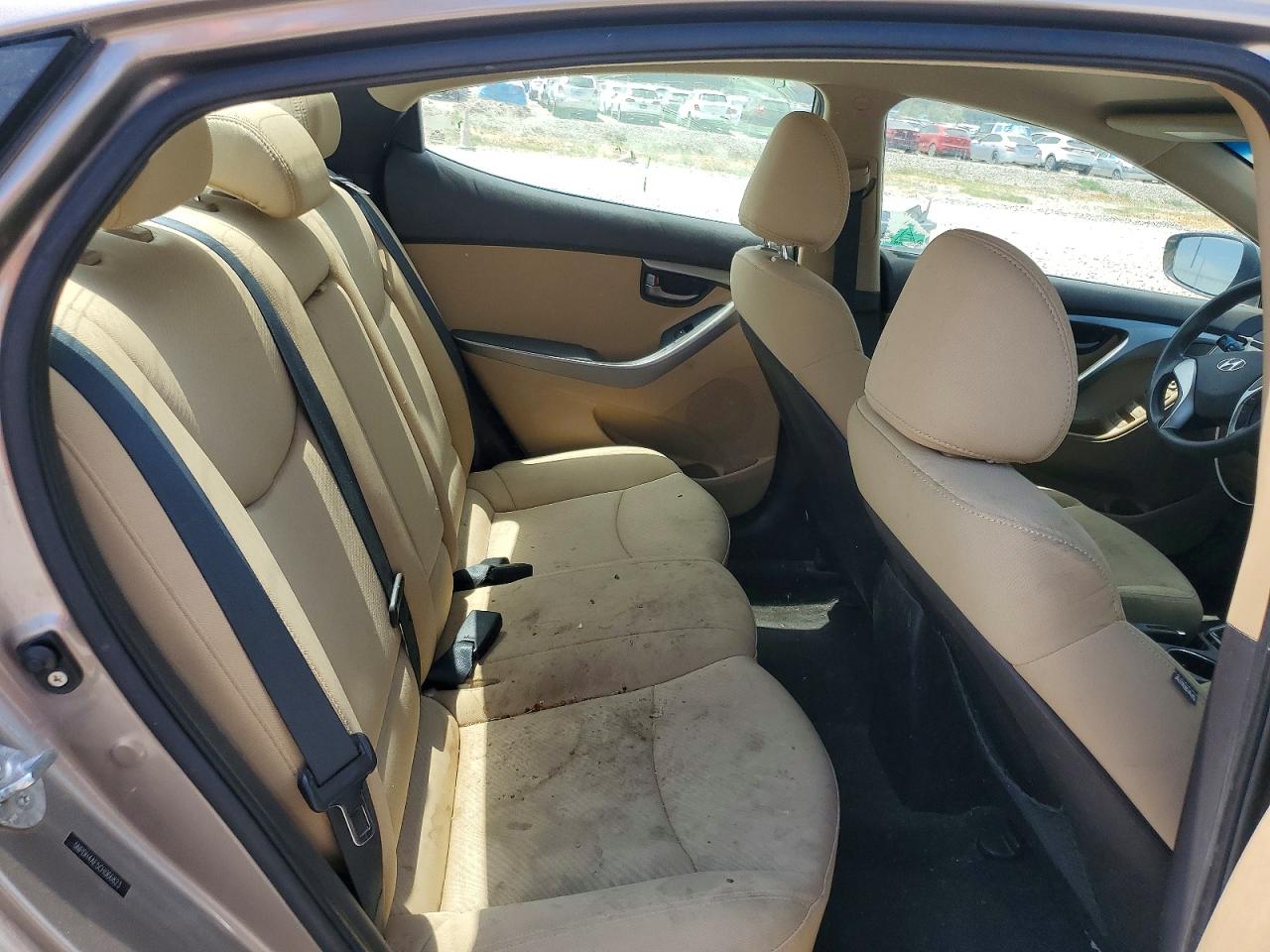 2012 Hyundai Elantra Gls Желто-коричневый vin: 5NPDH4AE5CH066823