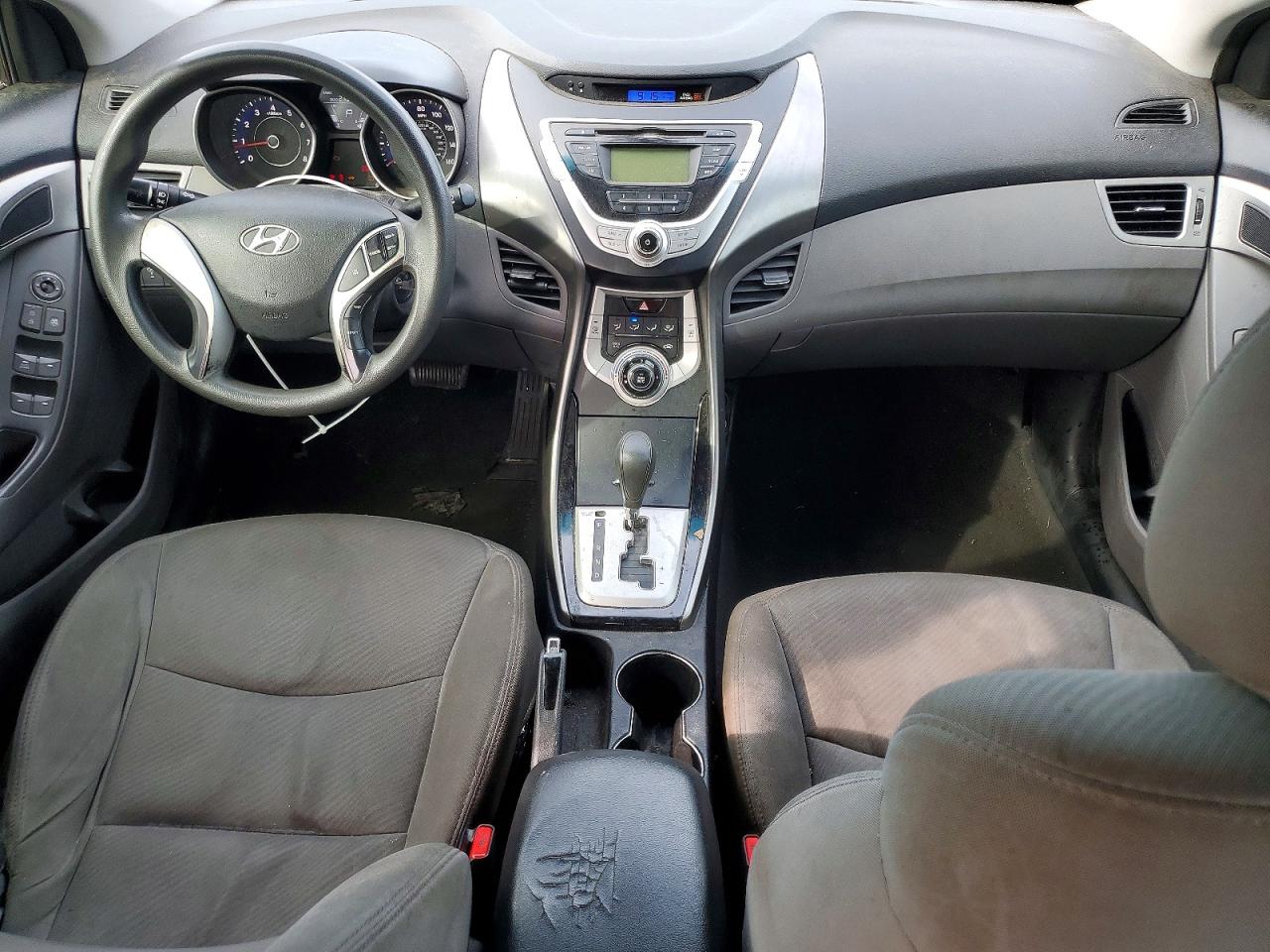 2012 Hyundai Elantra Gls Black vin: 5NPDH4AE5CH083847