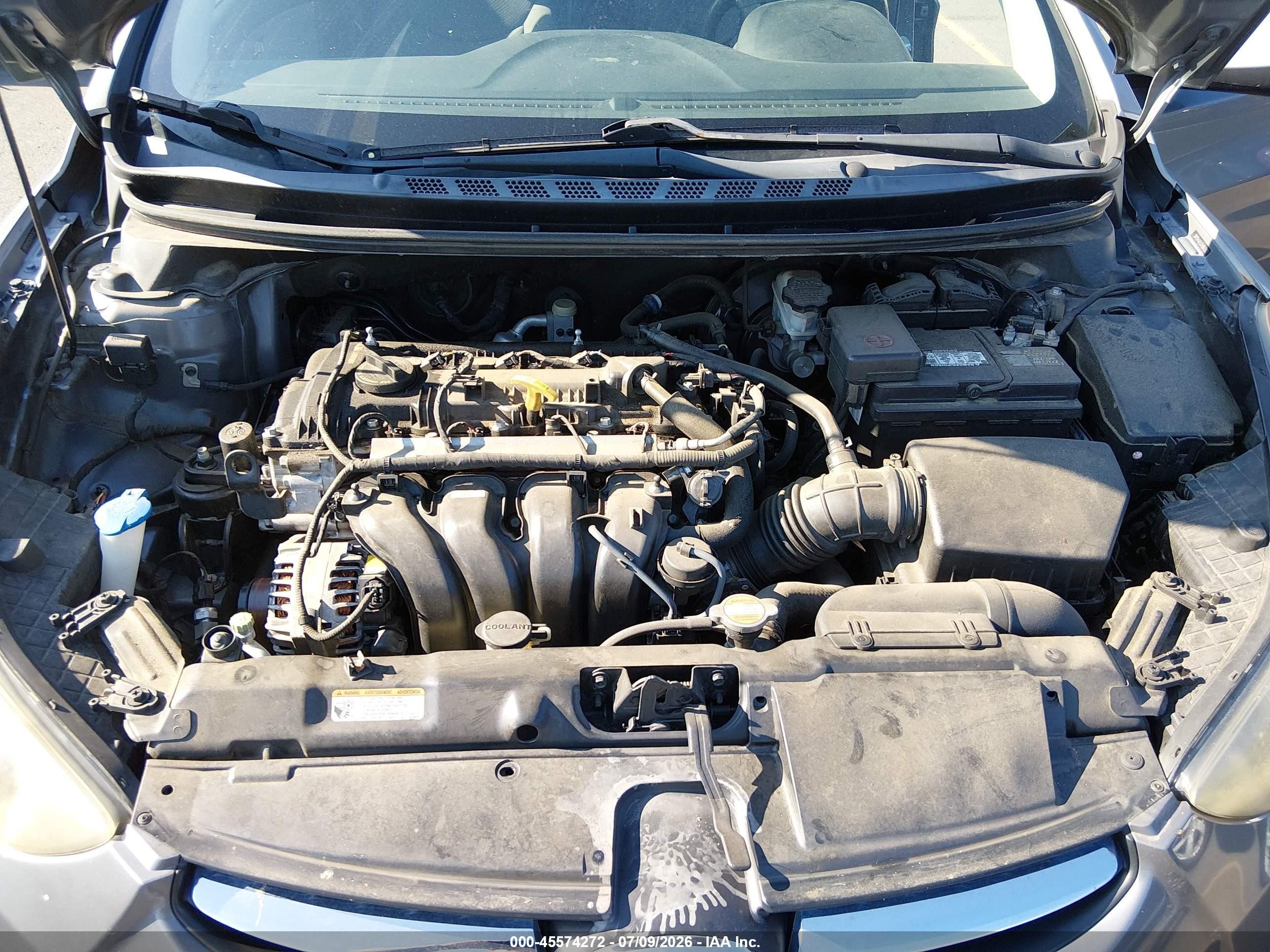 2012 Hyundai Elantra Gls Gray vin: 5NPDH4AE5CH086392