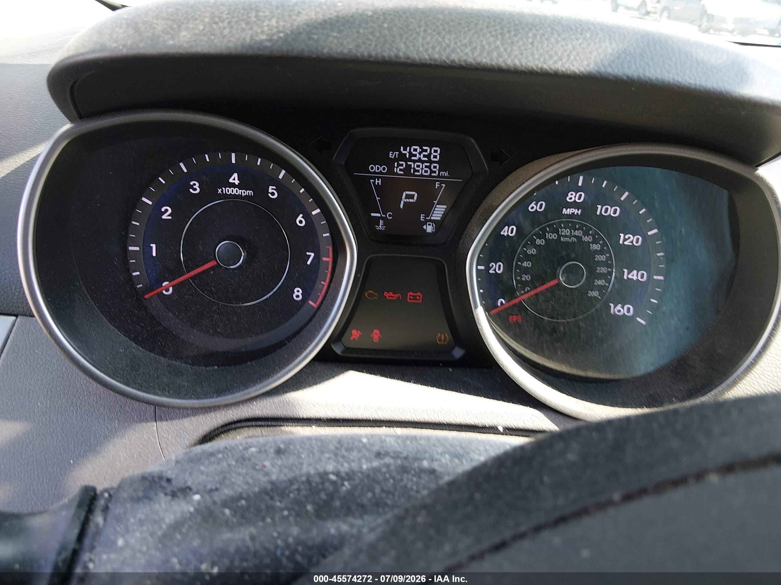 2012 Hyundai Elantra Gls Gray vin: 5NPDH4AE5CH086392